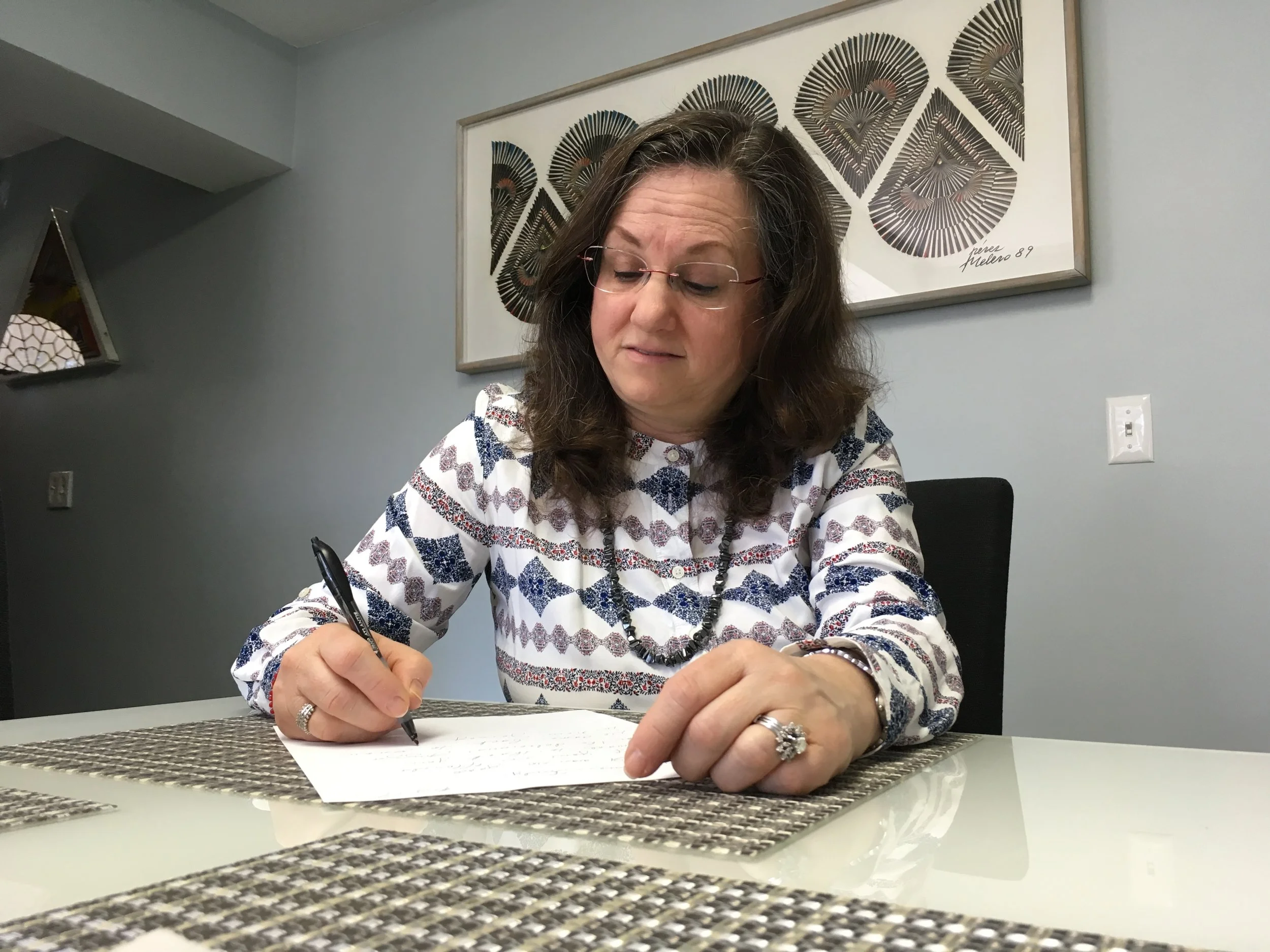 IT HURTS TO WRITE A LETTER