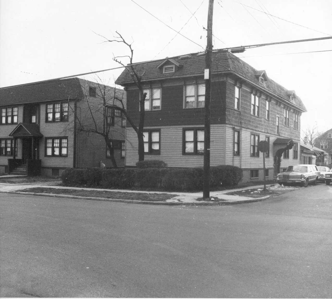 1102 Chandler Avenue in Roselle, New Jersey - Four-family house on corner of Chandler and Grand where my family lived in the upstairs front apartment