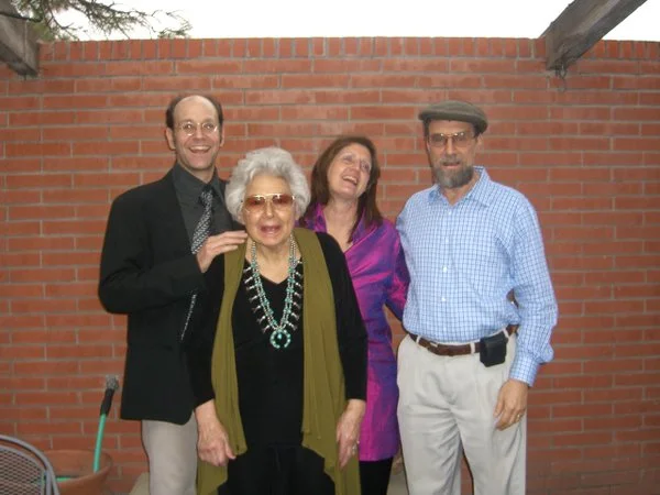2007 Zelda Danziger 80th birthday - with her children: Lee, Sydney and Alan