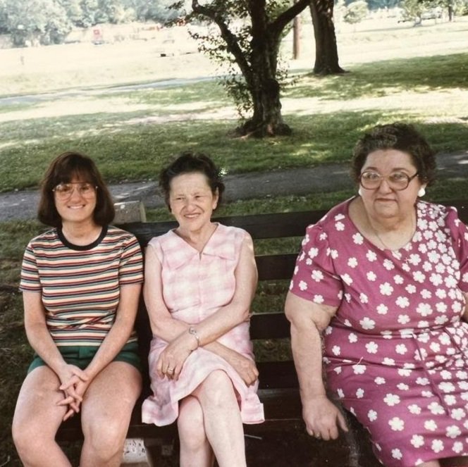 SUNDAY IN THE PARK WITH MY MOTHER AND AUNT
