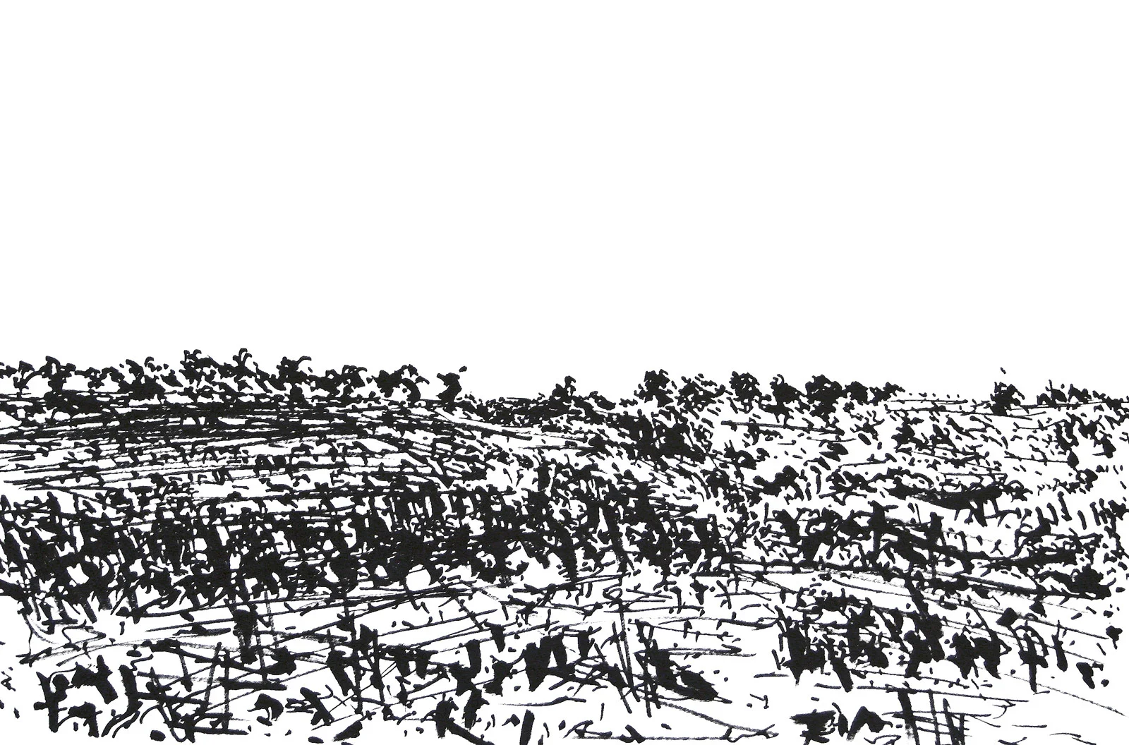 Landmark Ink markers on paper 35x50cm 2014