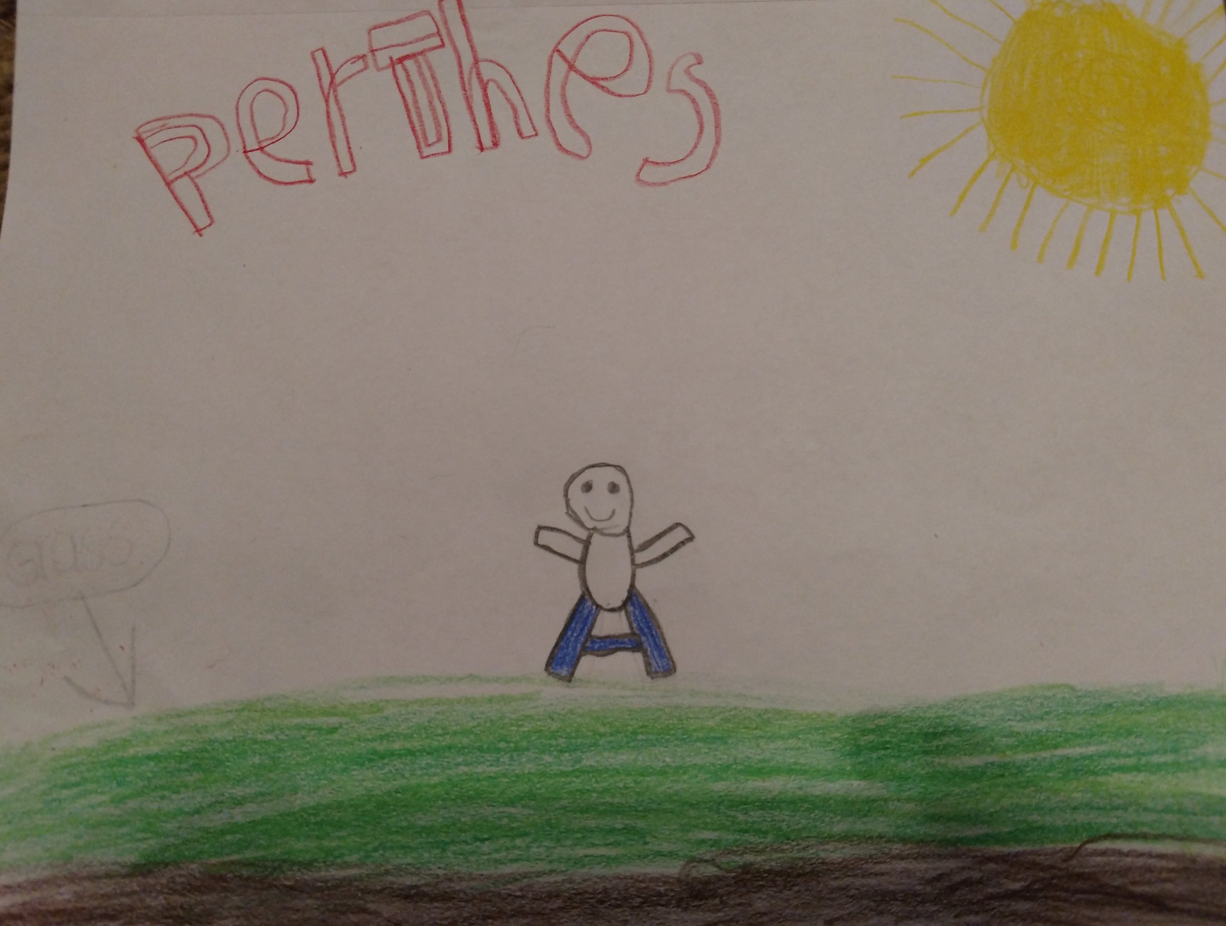 008 - PERTHES by Gavin Harris (age 10) in Paris, Tennessee, USA
