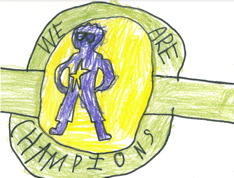 016 - PERTHES CHAMPIONSHIP BELT by Austin Clark (age 9) in Hudson, Wisconsin, USA