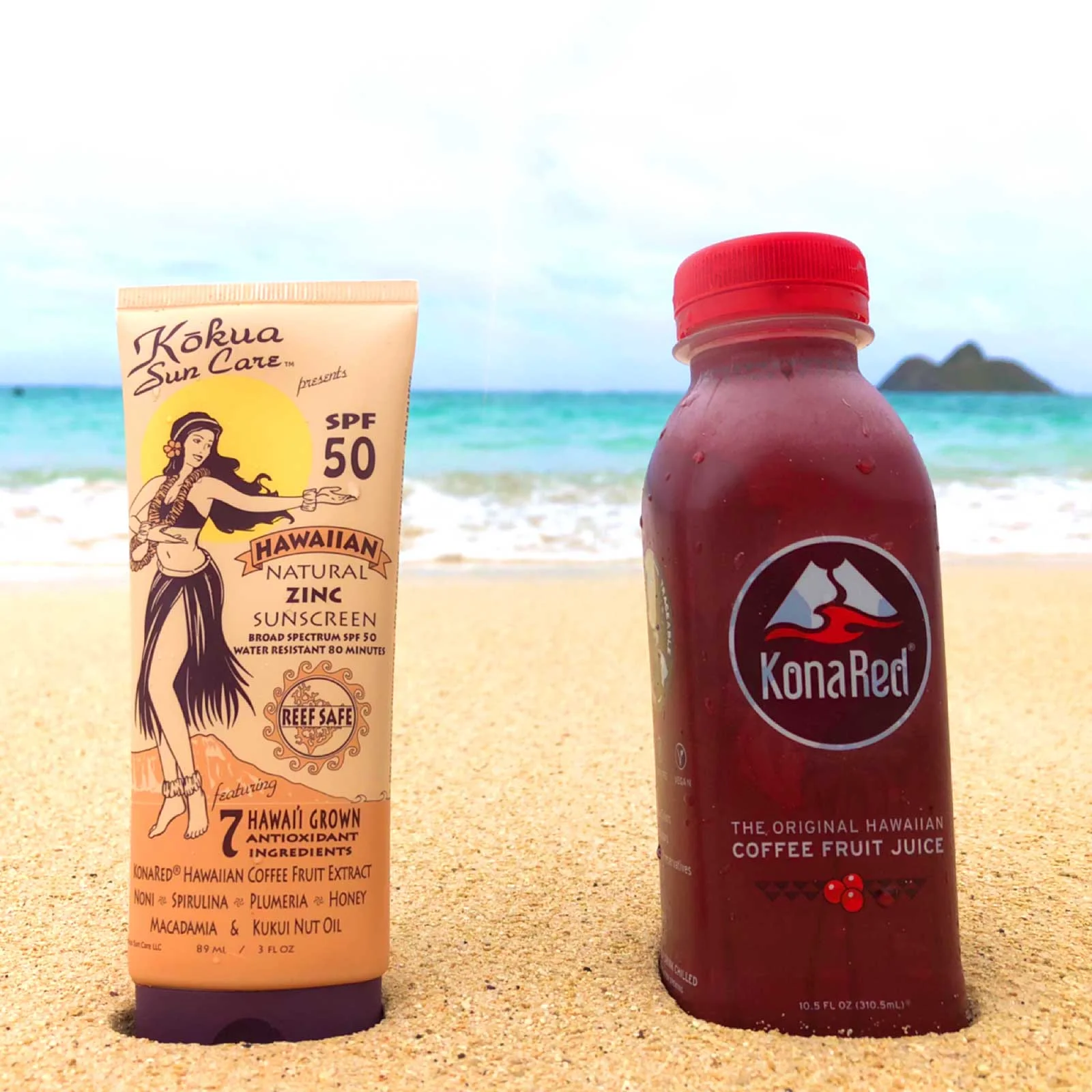 Cascara and Suncare?  Kōkua Sun Care Hawaiian Natural Zinc Sunscreen with KonaRed® Hawaiian Coffee Fruit Extract 