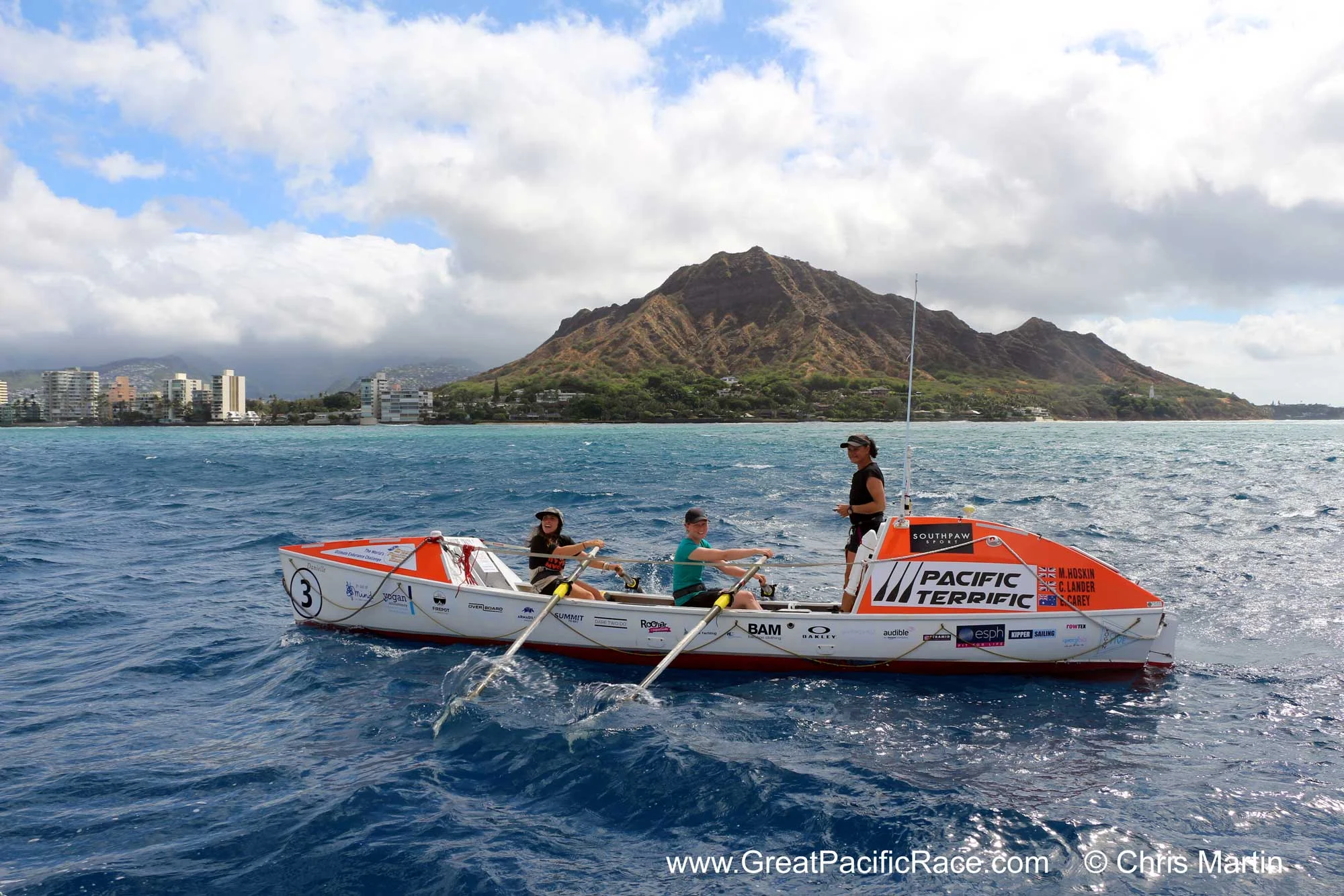 Approaching the finish line after 62 days at sea, what a feeling it must be to arrive in the cradling arms of Hawai’i.