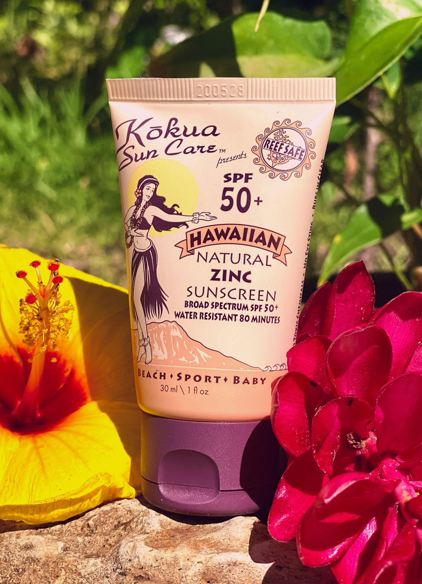 ***NEW*** Kokua Sun Care SPF 50 - Beach/Sport/Baby Reef Safe SPF 50+ - 1 Ounce Size 