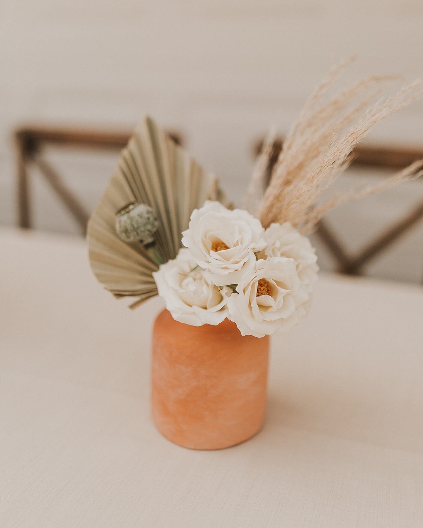 Preserved palm, pampas grass, &amp; terracotta vases are my jam right now 🥰