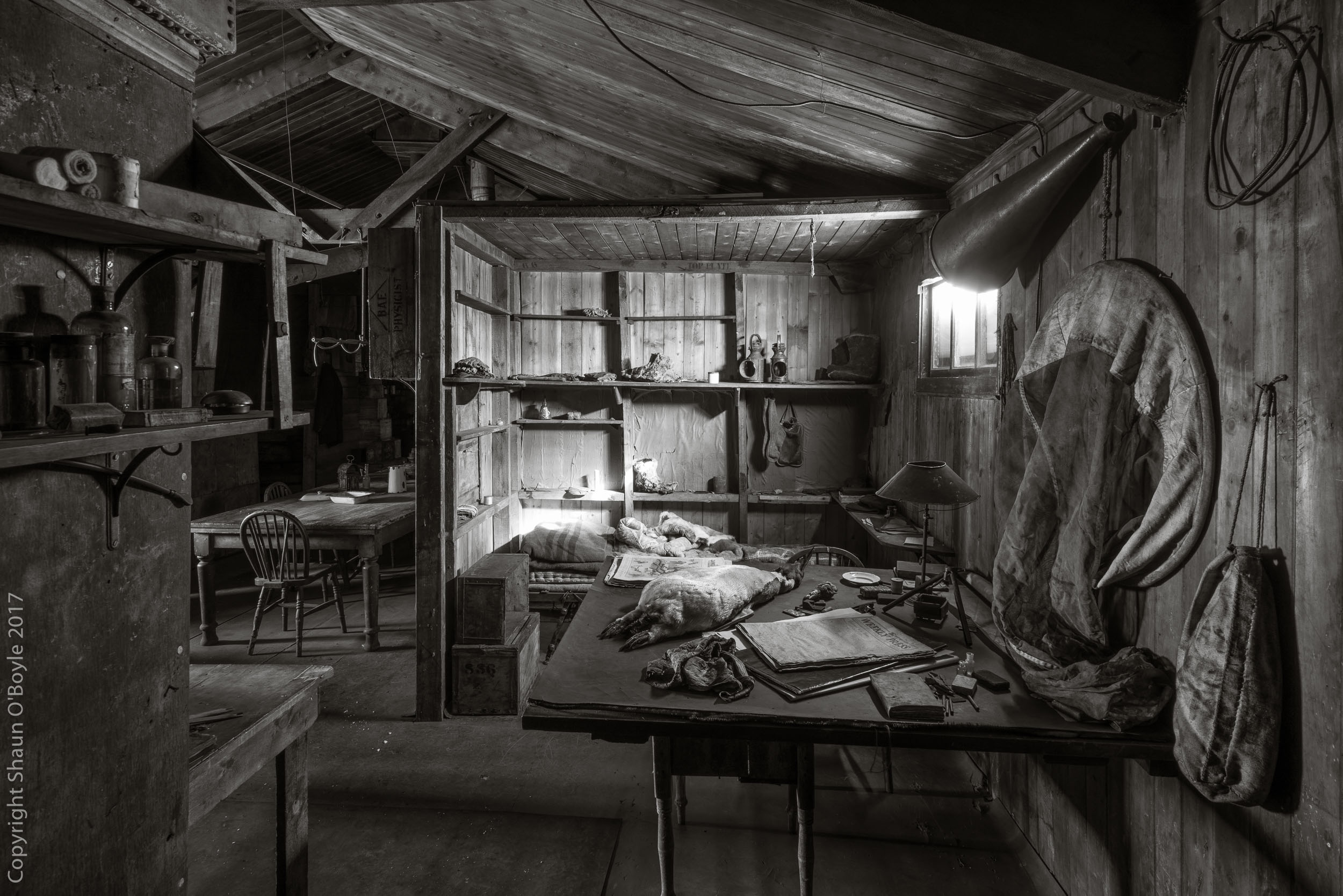 Captains Scott and Edward Wilson's work area