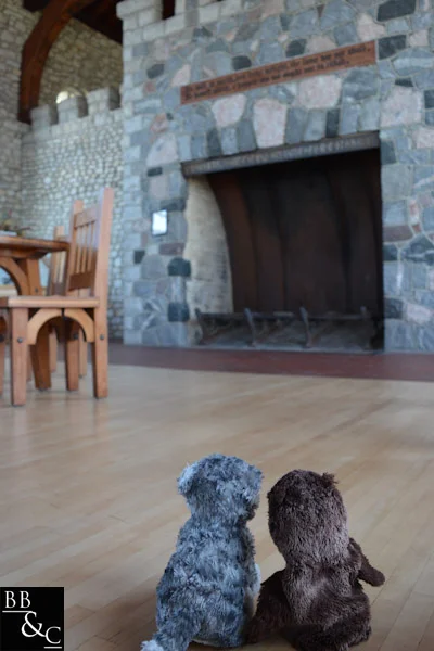 That must be a fireplace for giants , Penelope.