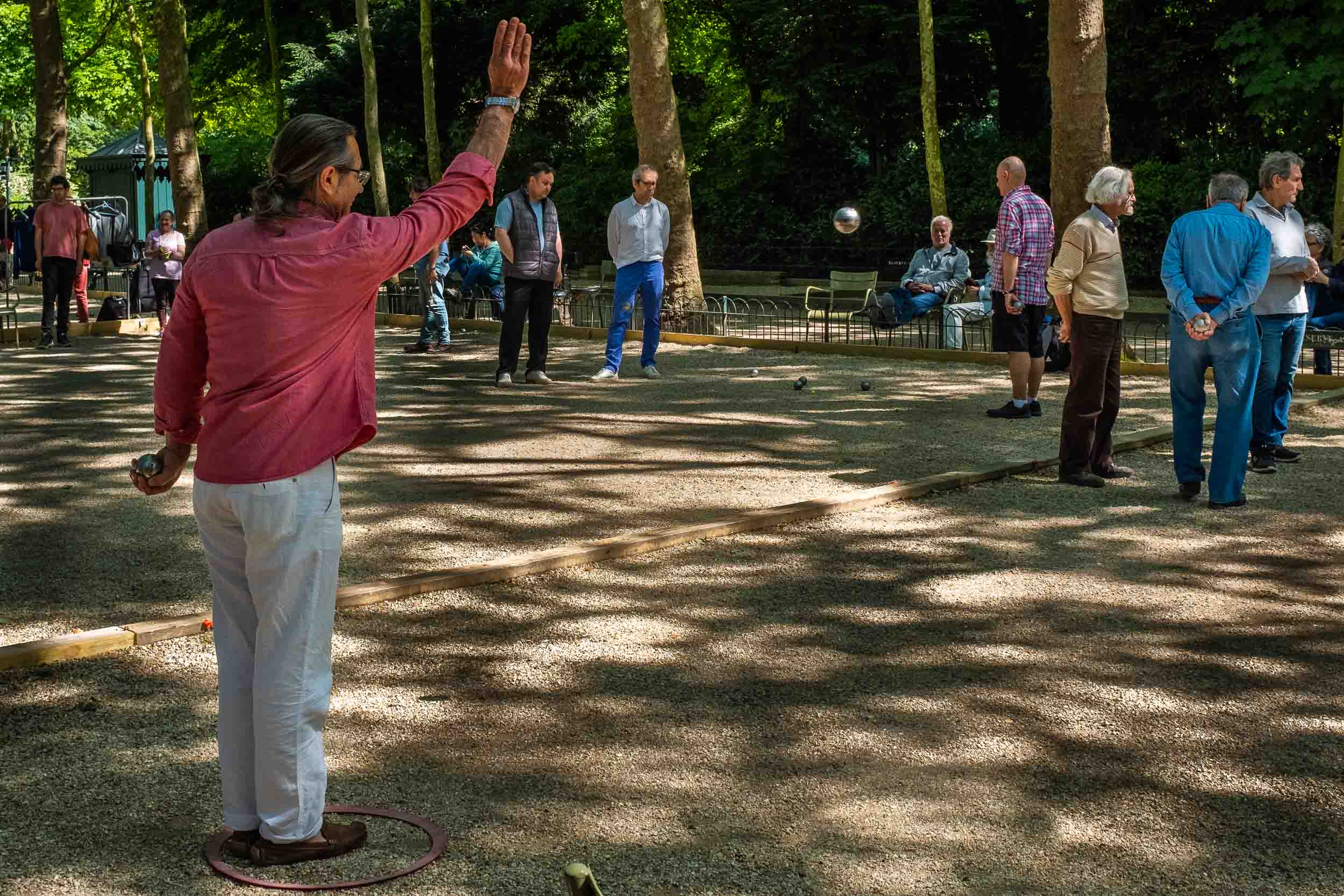 Petangue in Luxembourg Park