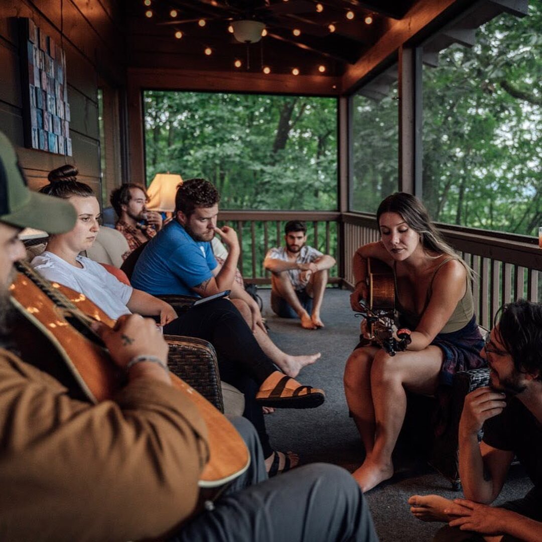 A photo from the cabin I rented to start recording August 2020. First time producing out / recording the new music I&rsquo;m going to release this year. I look back at these pictures in complete awe as we pushed through the cracks to create. I had no