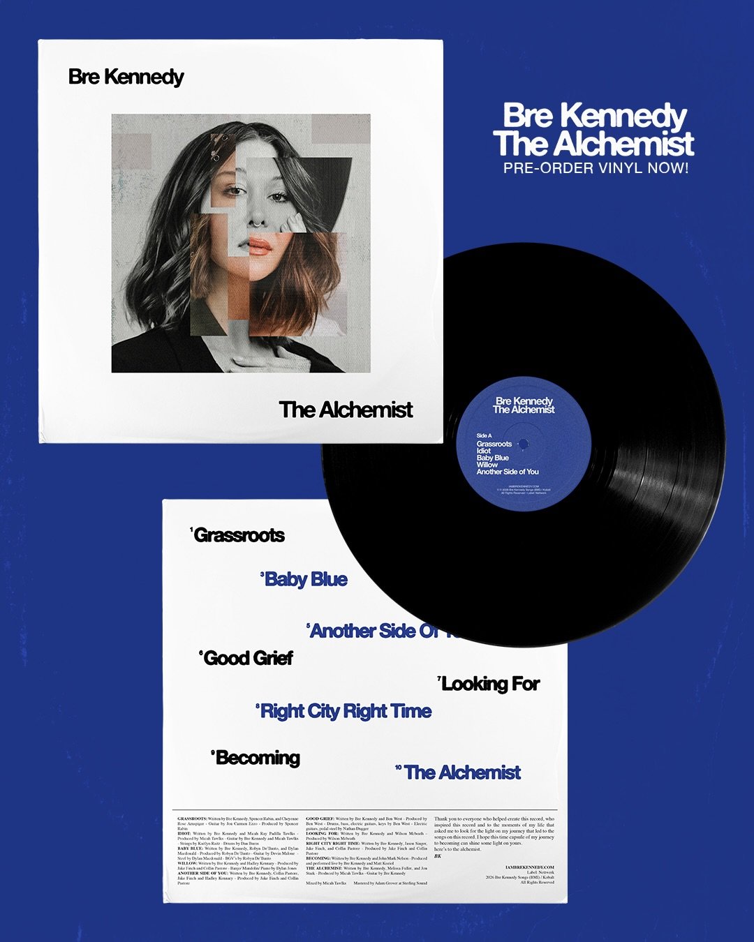 SHE'S HERE 

You can pre-order my new album 'The Alchemist' on vinyl now to be sent to you as soon as it's off the press ✨

And... you not only get the vinyl but also you enter for a chance to take over my Taylor 322e 12 Freg Grand Concert Acoustic g