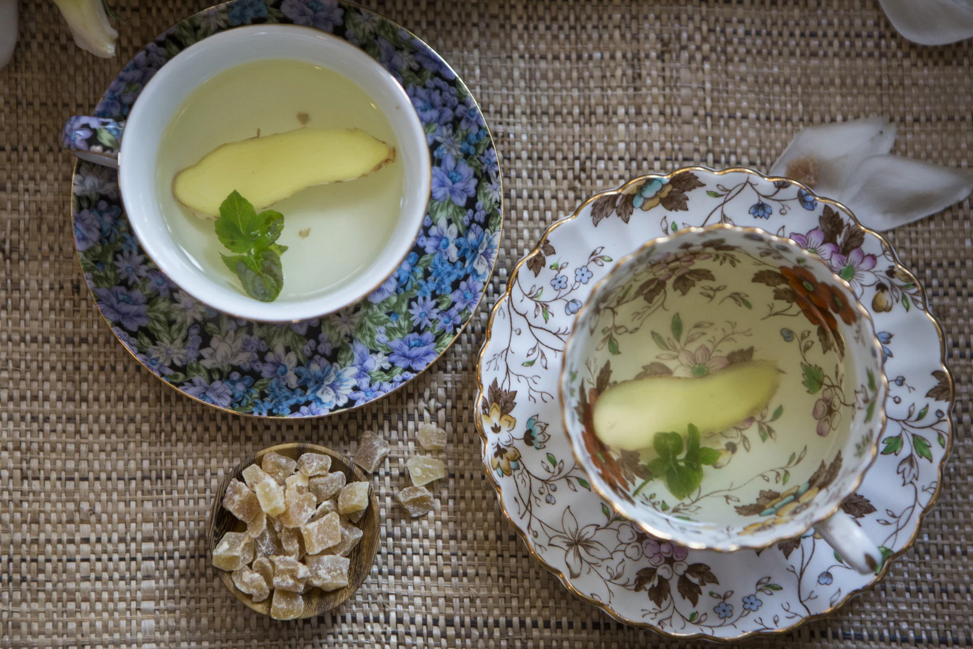 Lemon, Ginger, Mint Digestion Tea