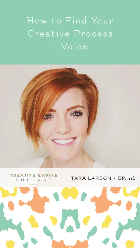 Creative Empire Podcast | Episode 116 | Tara Larson of Rad and Happy | Instagram Graphic