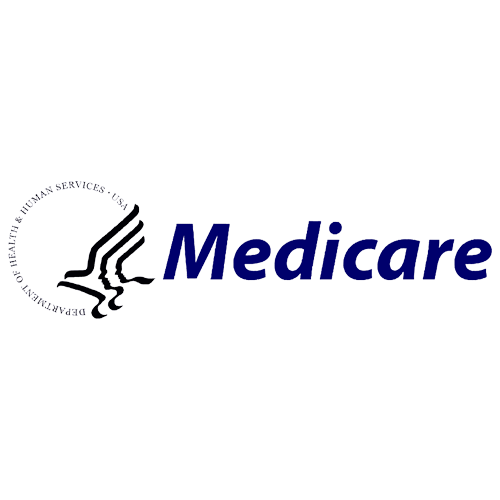The Medicare logo with a stylized eagle and the word 'Medicare' in bold blue letters.