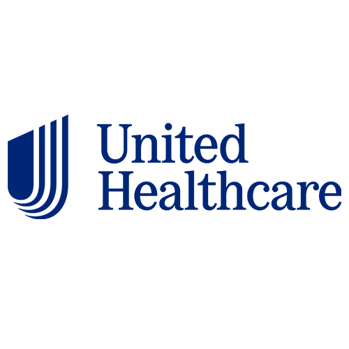 United Healthcare logo with stylized blue shield and text in dark blue