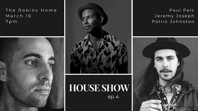 This Saturday! Come hang with fellow Htown music lovers and see 3 of my favorite performers in an intimate setting. 
DM for address. 
@paulandoates
@patricjohnstonmusic
@jeremyjoseph_music

#houseshow #livemusic #soul #pop #americana #piano #keys #ac