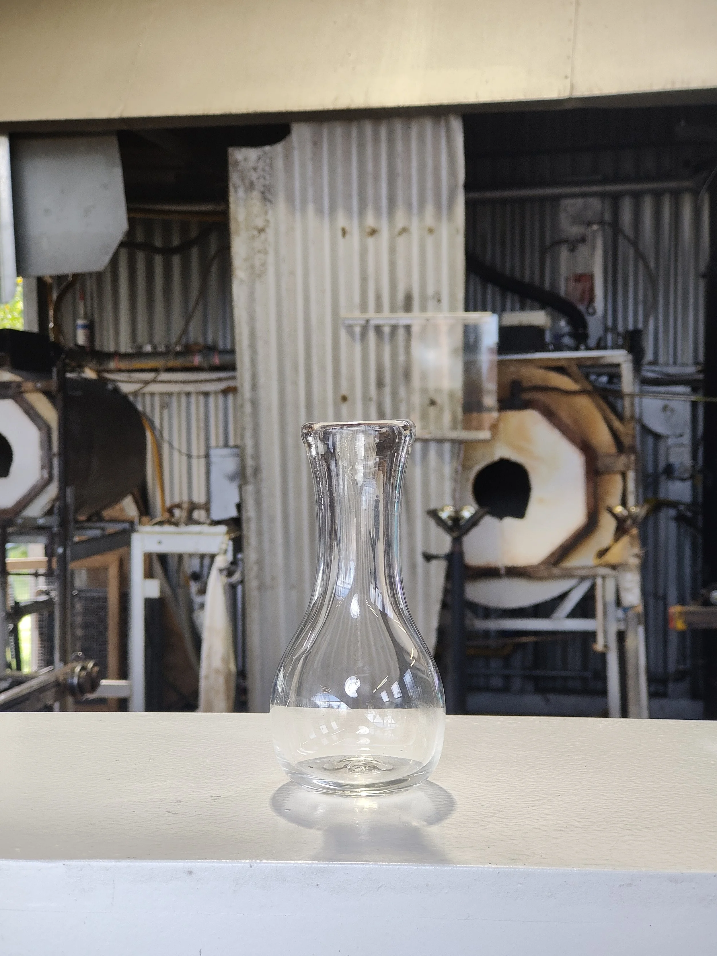 Tall flared bud vase