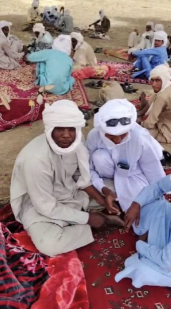 Muslim converts in a training program.
