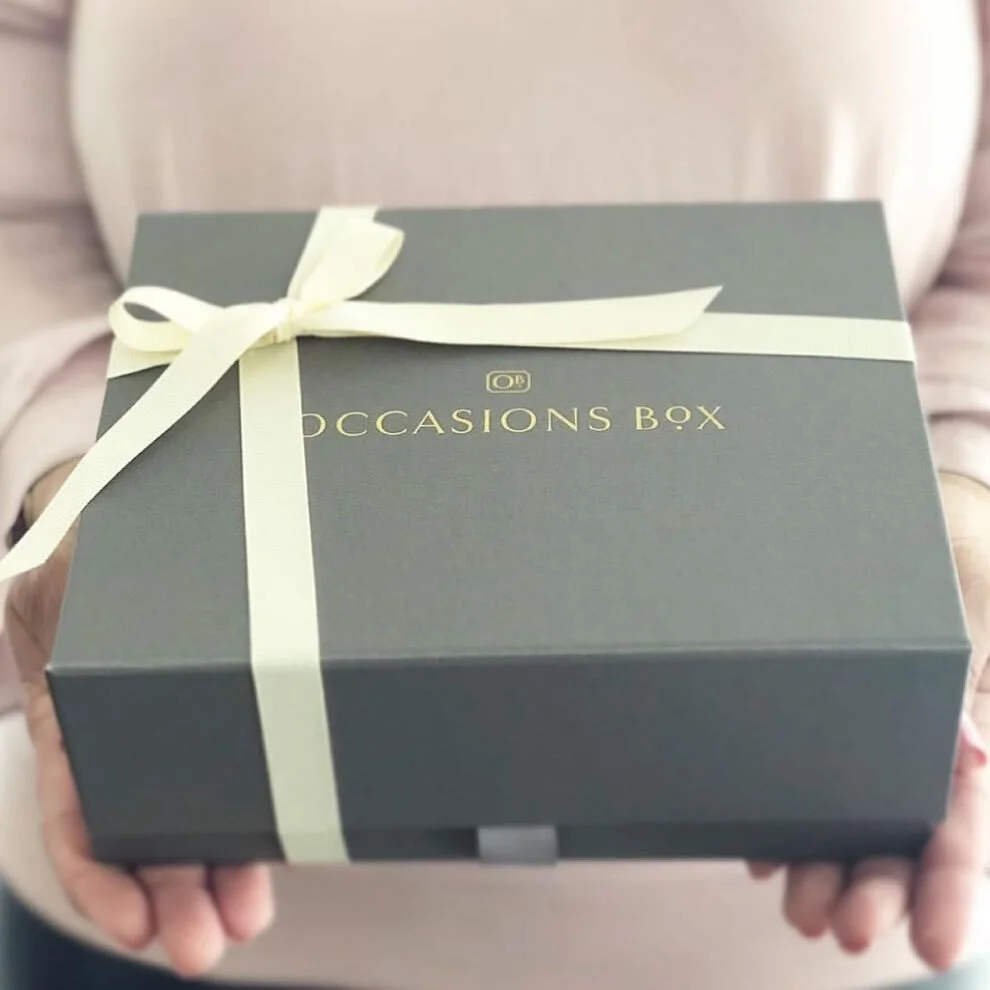 A gift can go a long way. Send an Occasions Box to Him, Her or Them any season, any occasion, any time. #occasionsbox #elevatedgifts #customgifts #contactus #visitourshoptoday