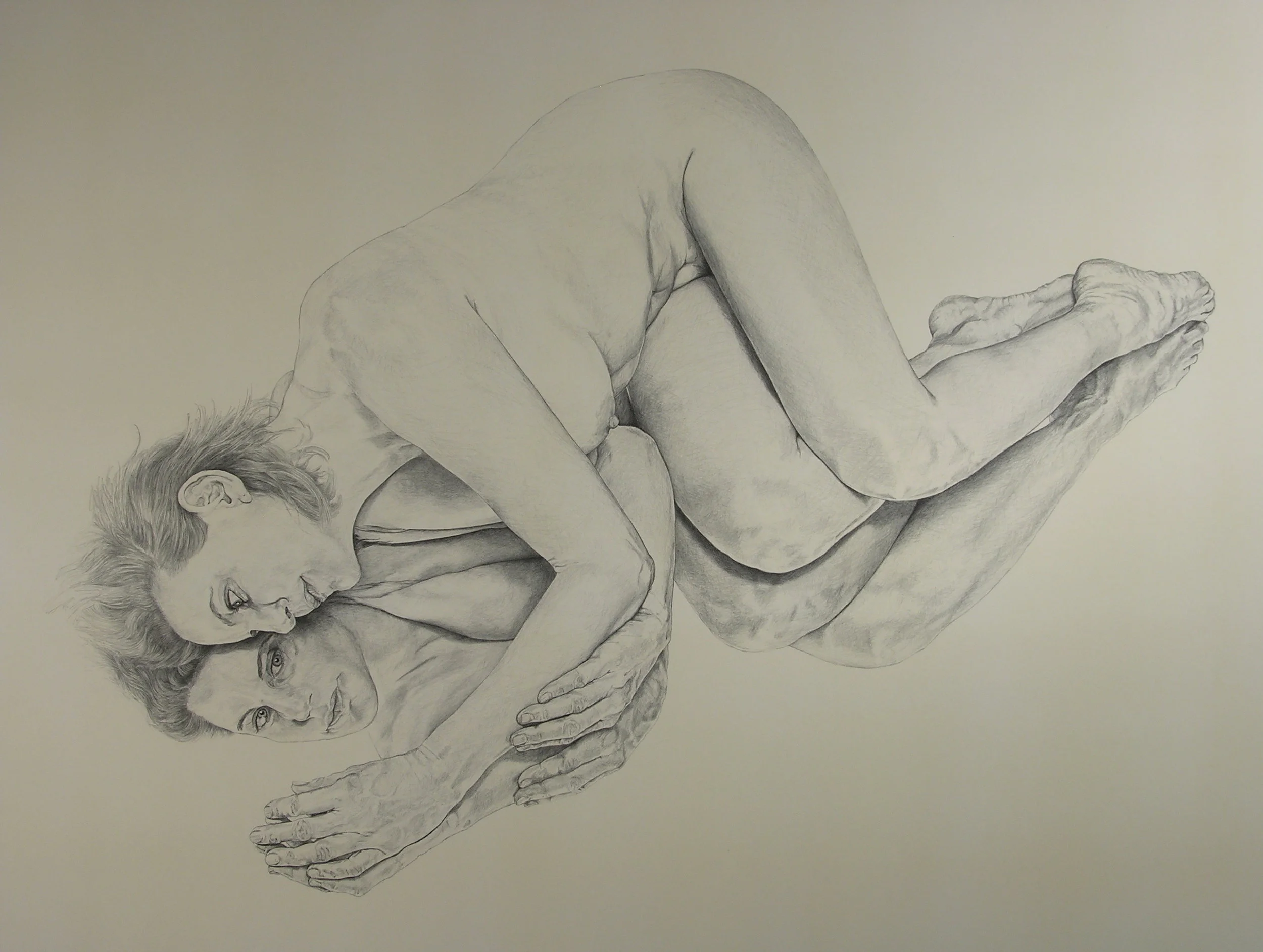   Flexion IV , 2011 Graphite on paper 54" x 41" 
