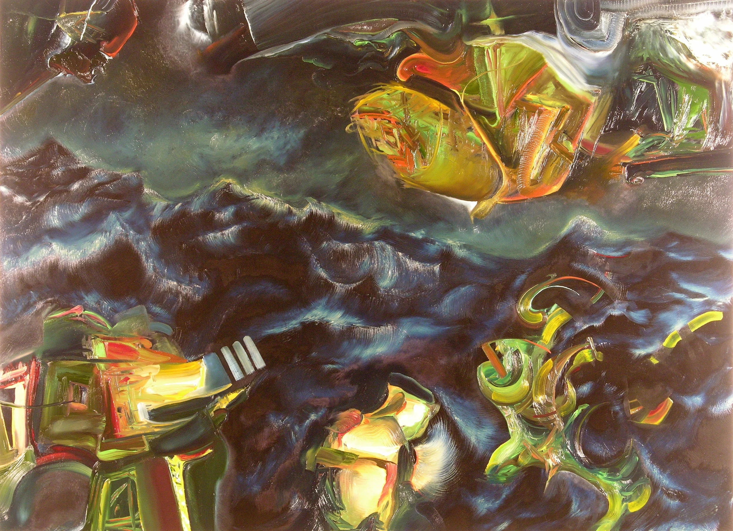   Validation ,&nbsp;2011 Oil on panel 47" x 66" NFS 