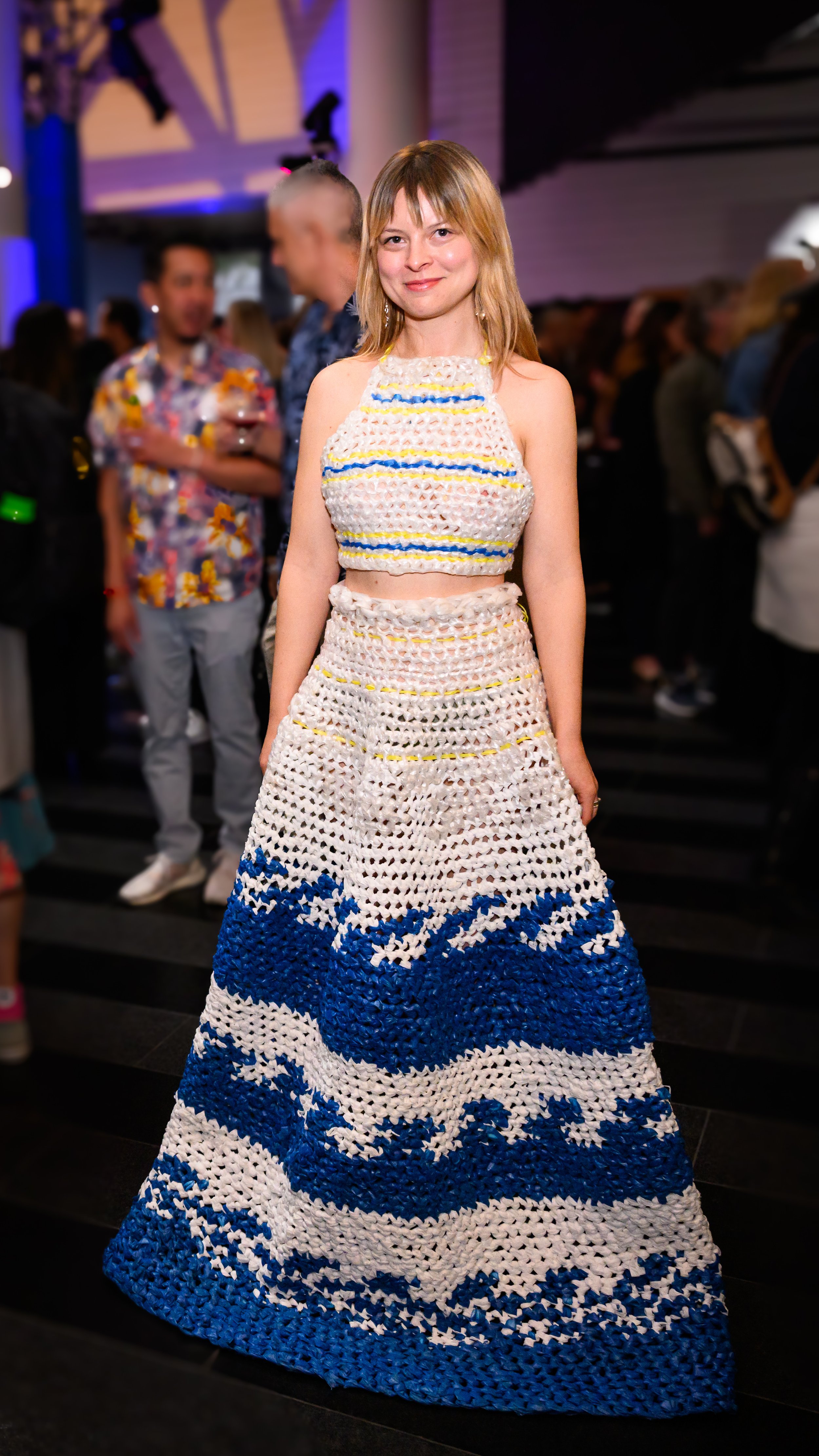 Bennett Smith in a Junk Kouture Gown