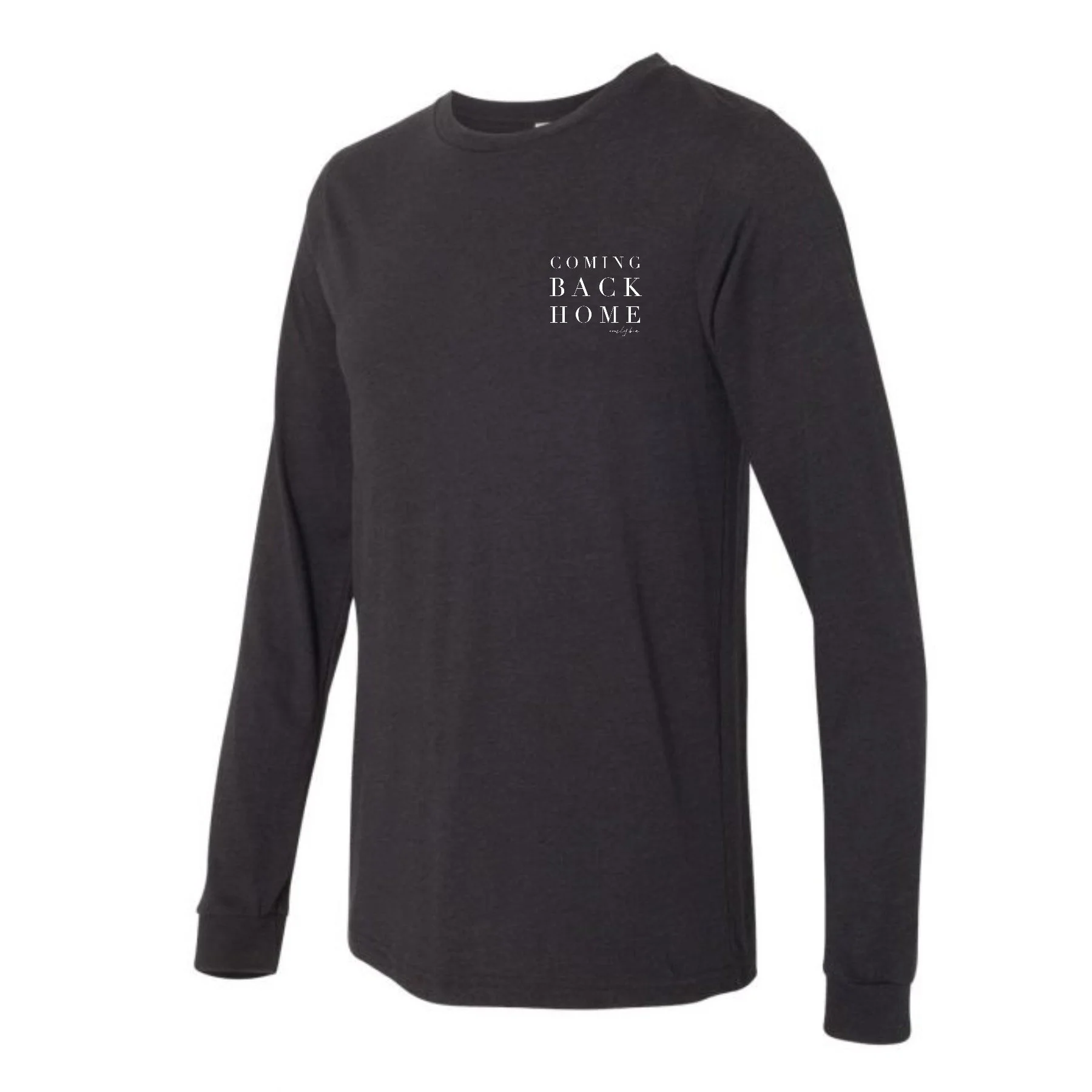 Black Longsleeve Front with box text - side view.JPEG
