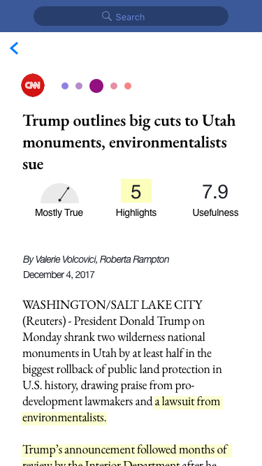  I carried over the new indicators from the news feed and removed images to clean up the article