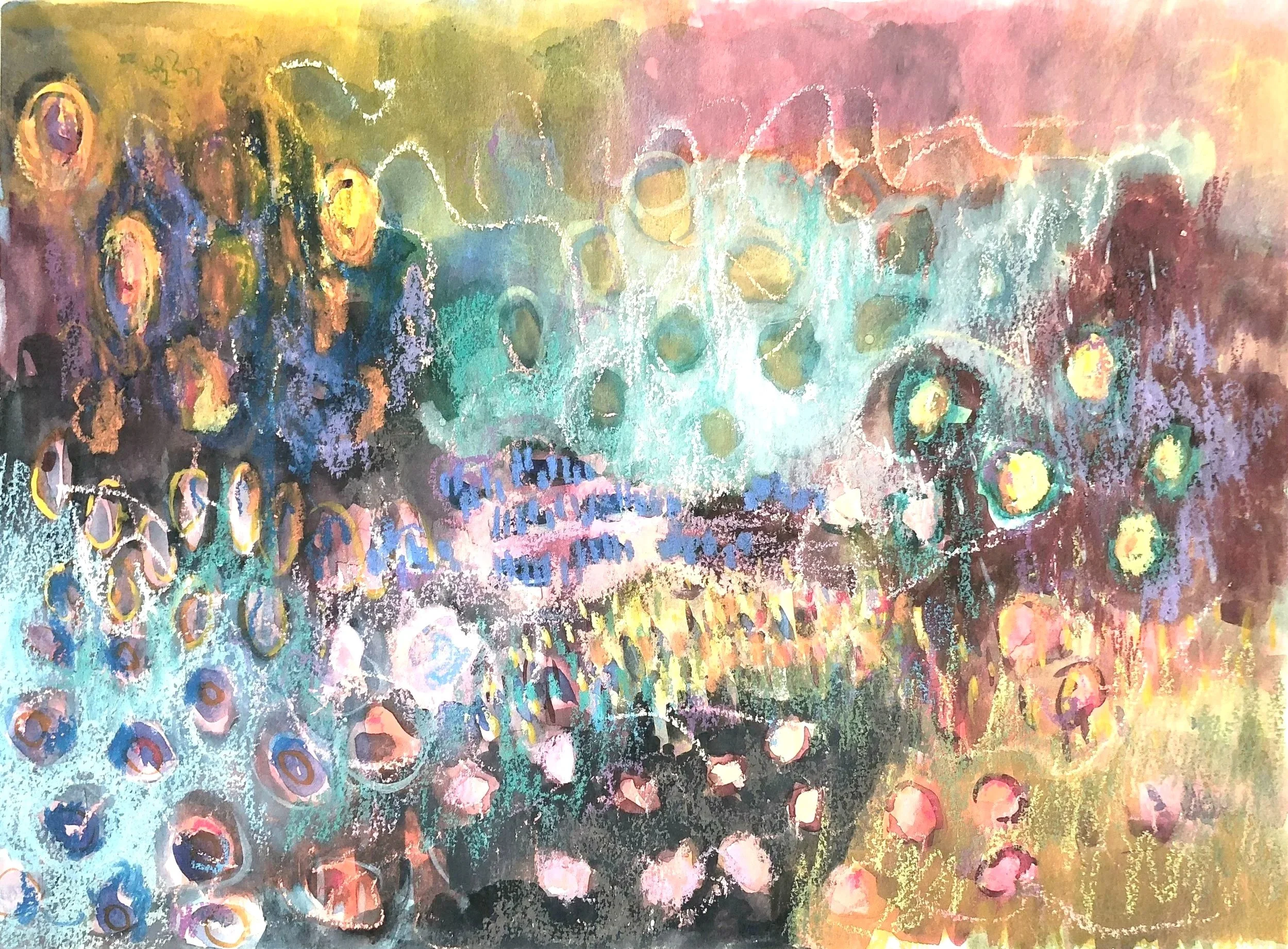 Reflections in harmony, 2022, Mixed Media on Canvas