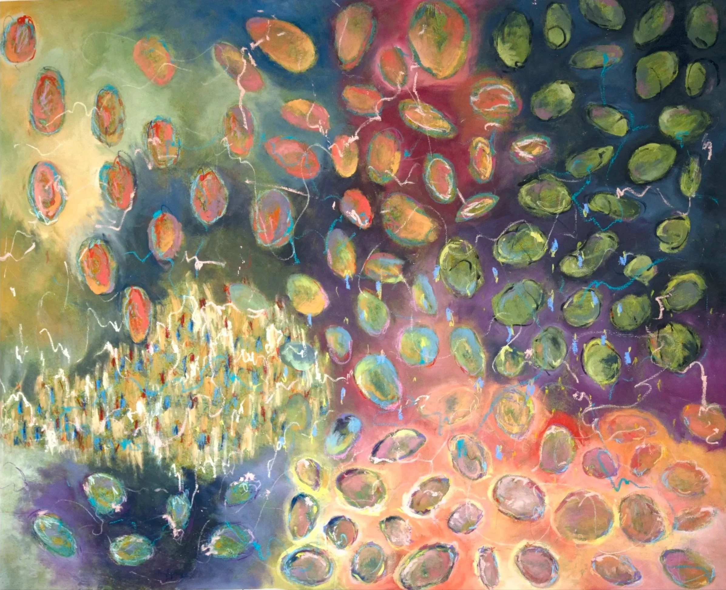 Reflections on Happiness, 2022, Mixed Media on Canvas