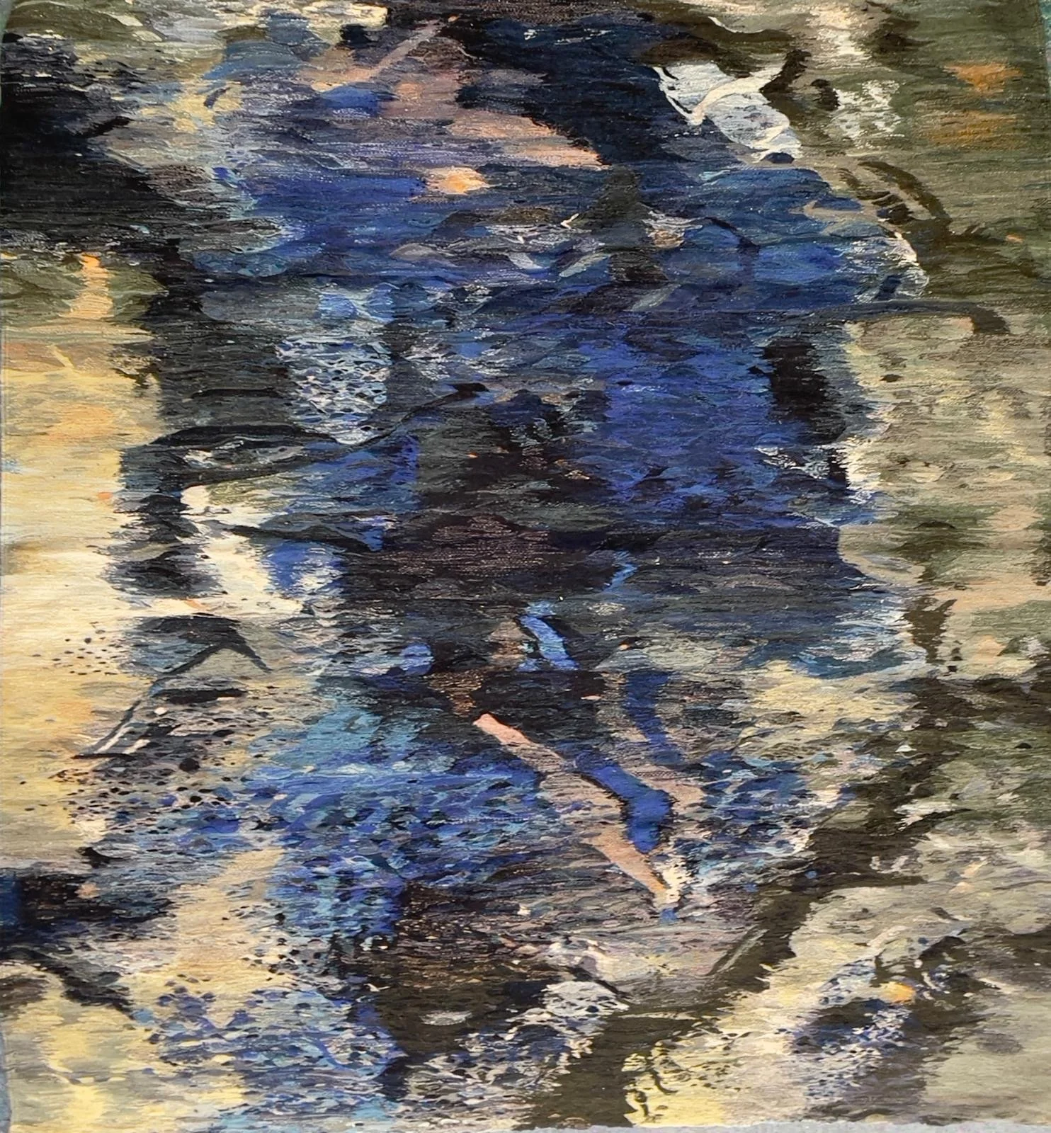 Into the deep, 59.06 × 68.90 in