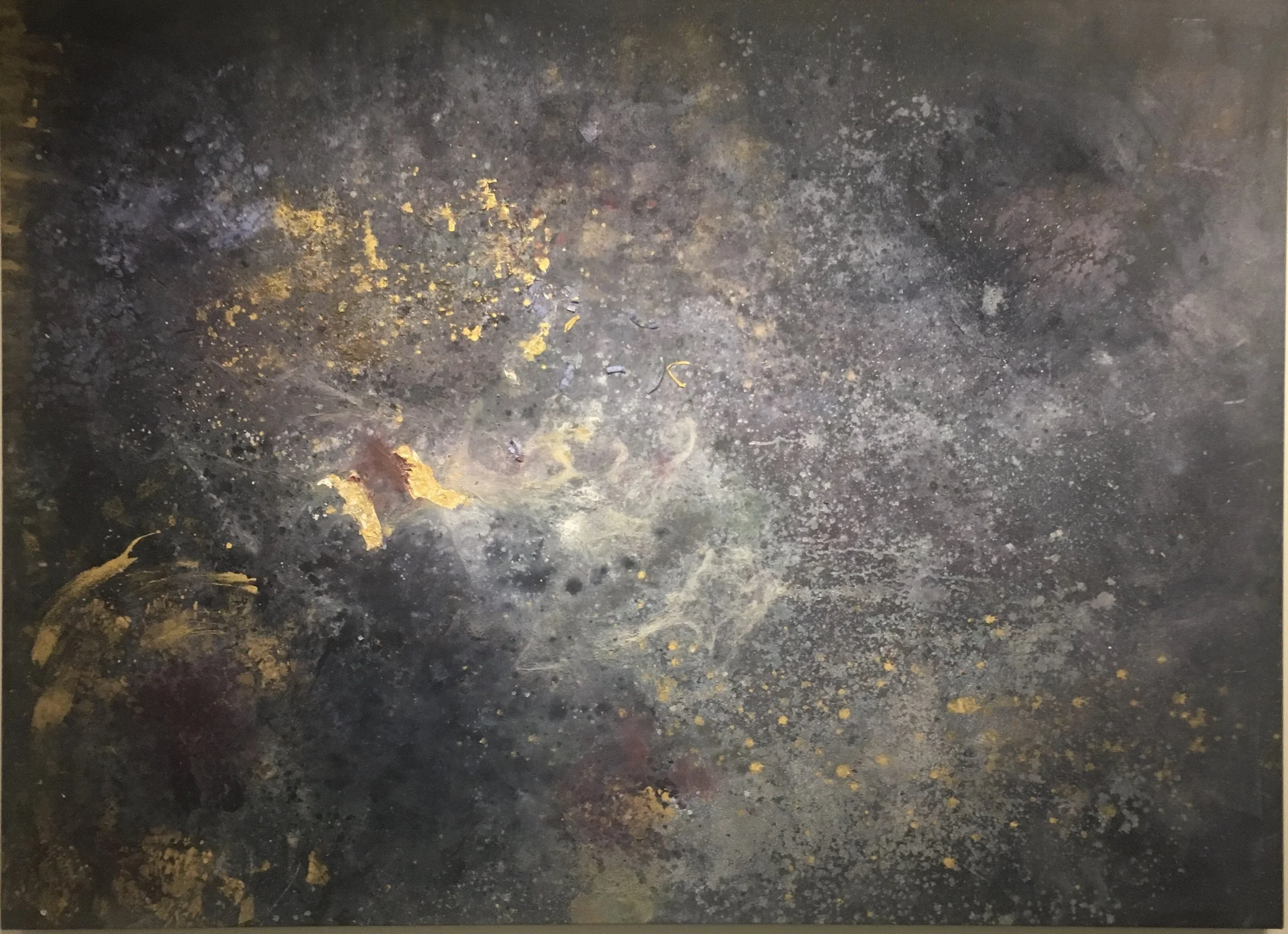 Noche, 106in x 76in, Mixed media