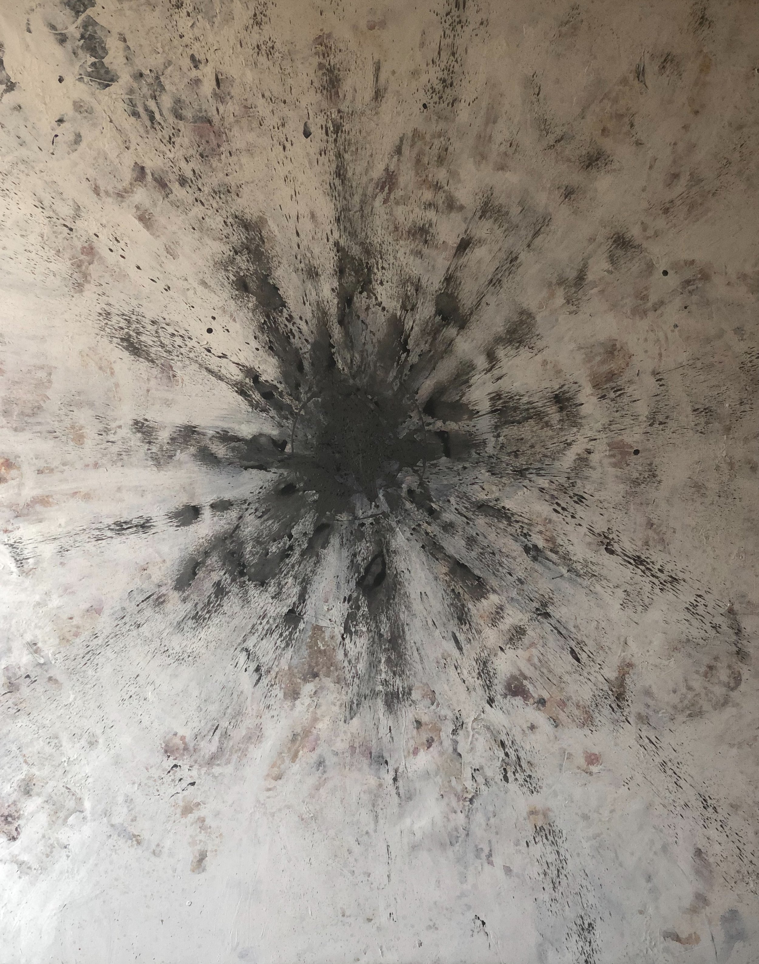 Luna, 60in x 72in, Mixed media