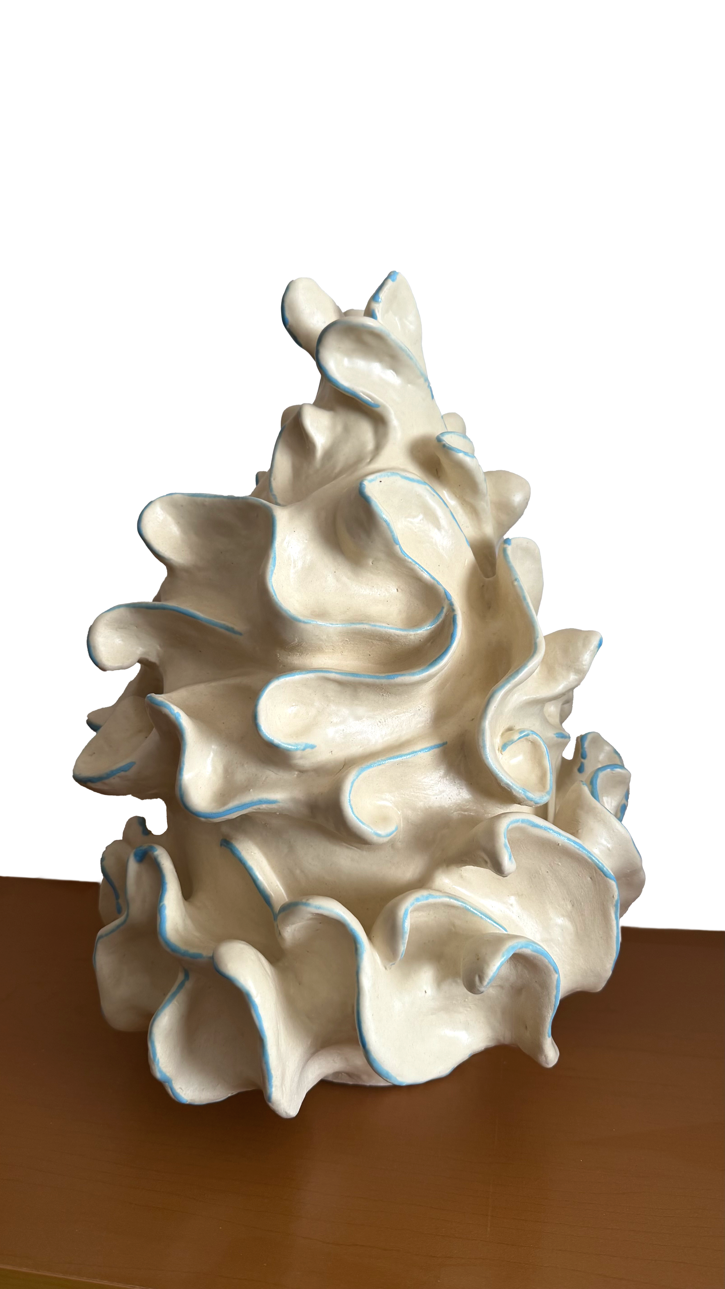Water (Agua), 2025, 15.75 × 11.81 in, Ceramic