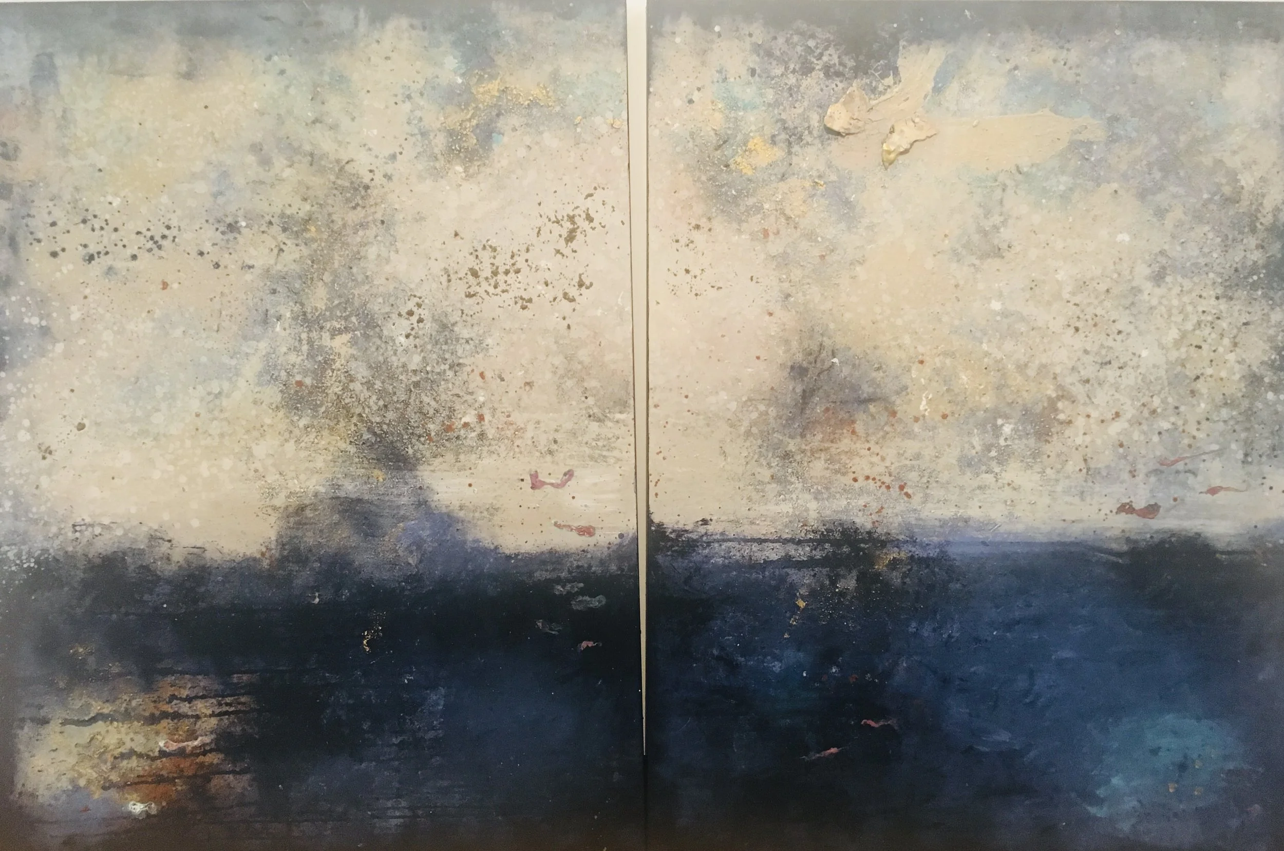 Horizons II, 2(40in x 30in), Mixed media