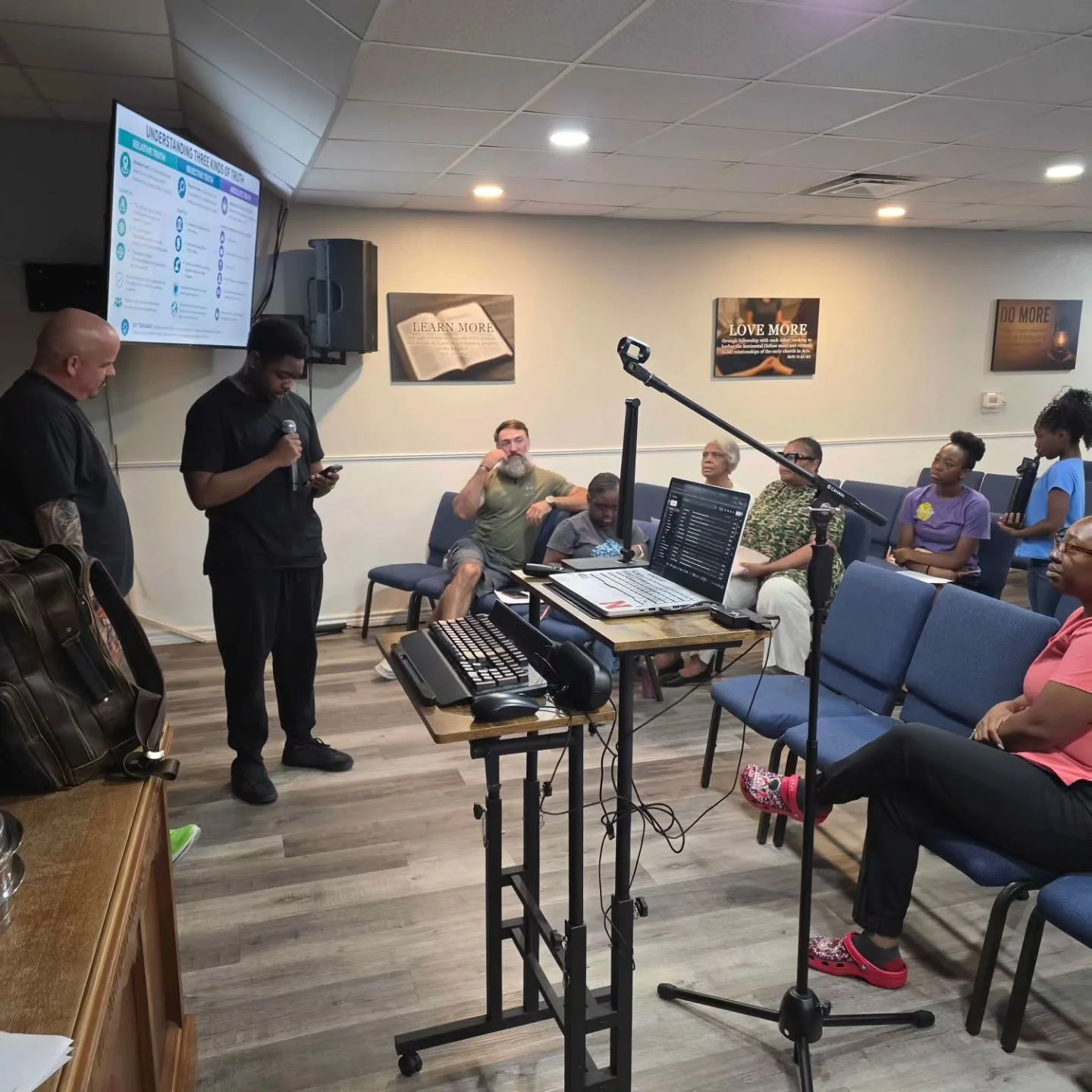 Join us on our Wednesday bible study
Growing together in Christ ✨️

Avenue G Church of Christ Temple TX 
Wednesday 7:00 pm