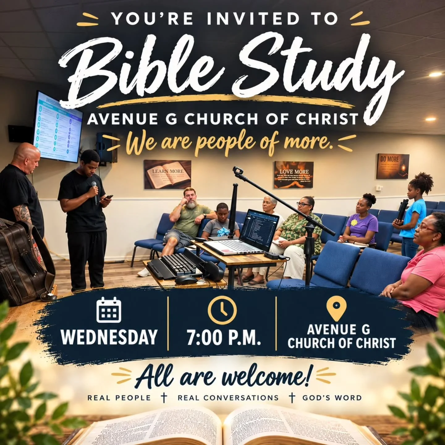 See you tonight for bible study!
