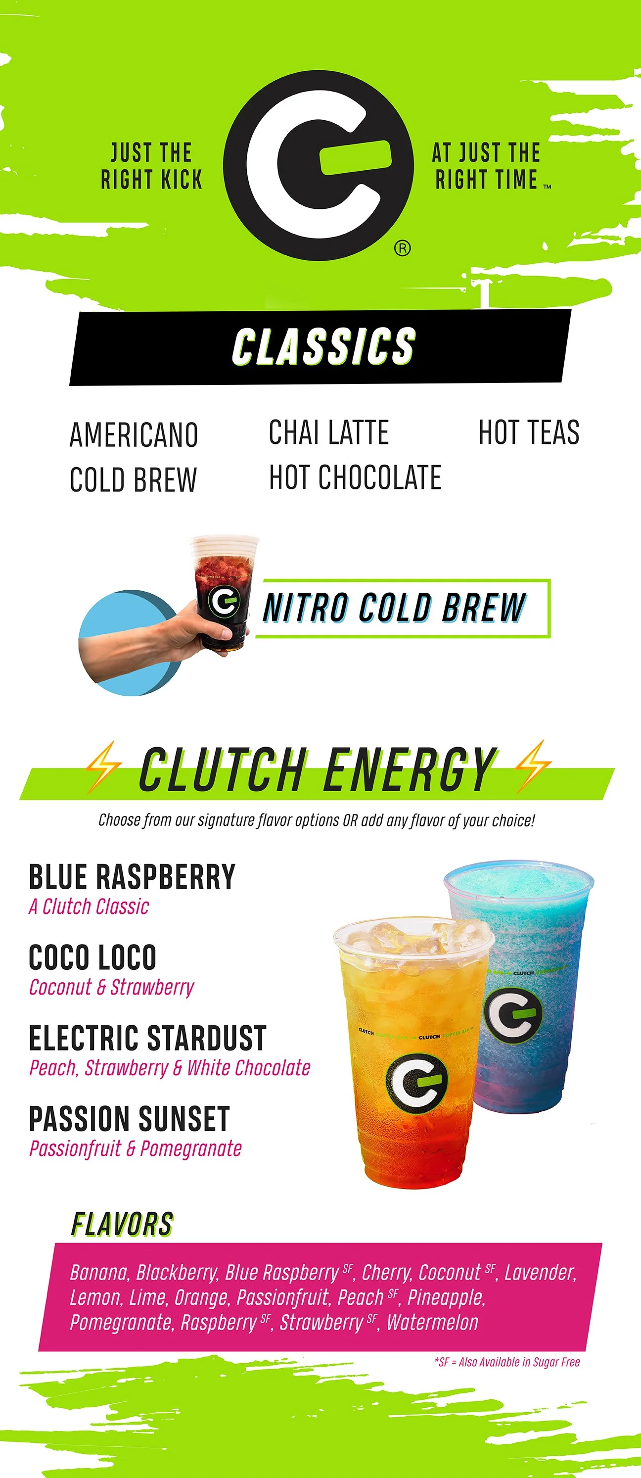 Menu Image — Clutch Coffee Bar