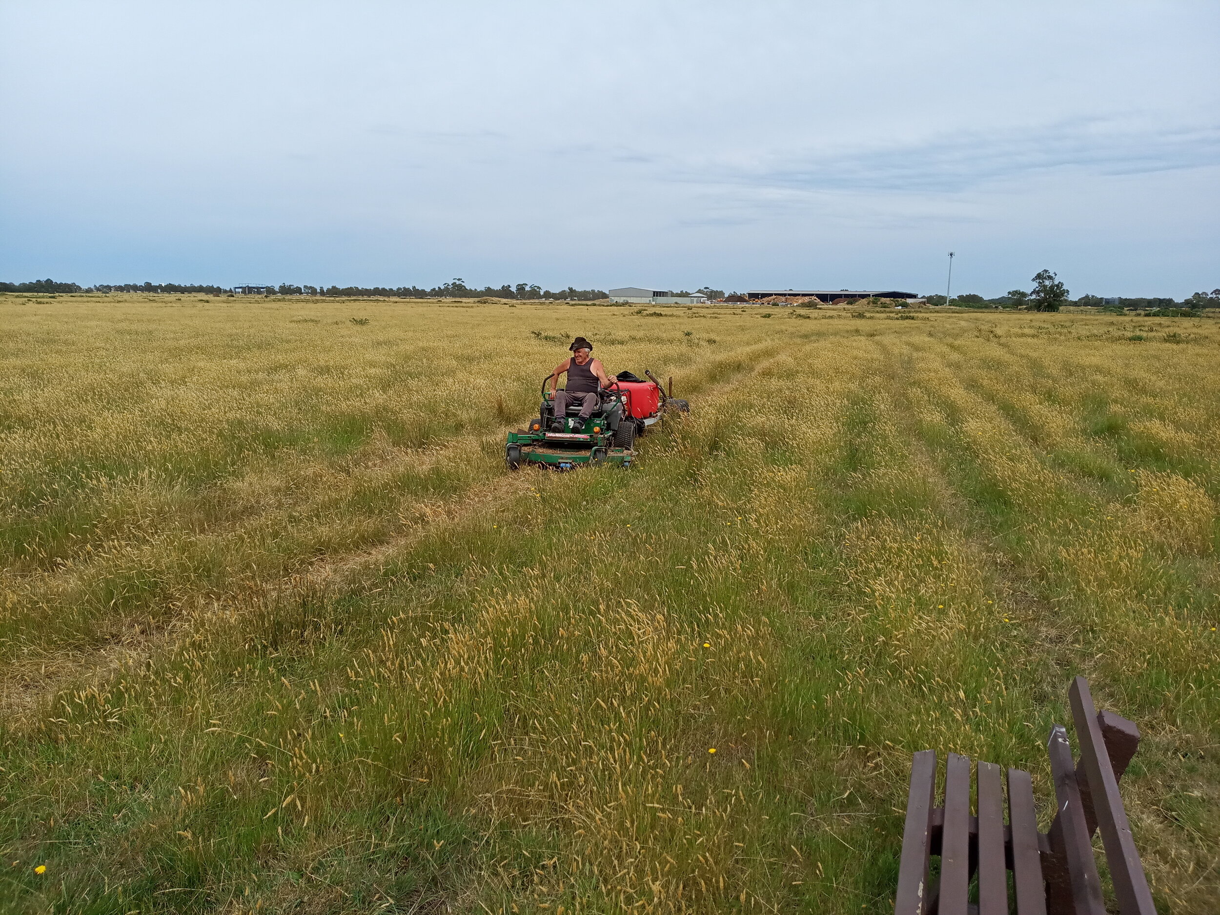  5/12  Brendon brings the Bobcat to the SEMAC ‘camp’ at MX 