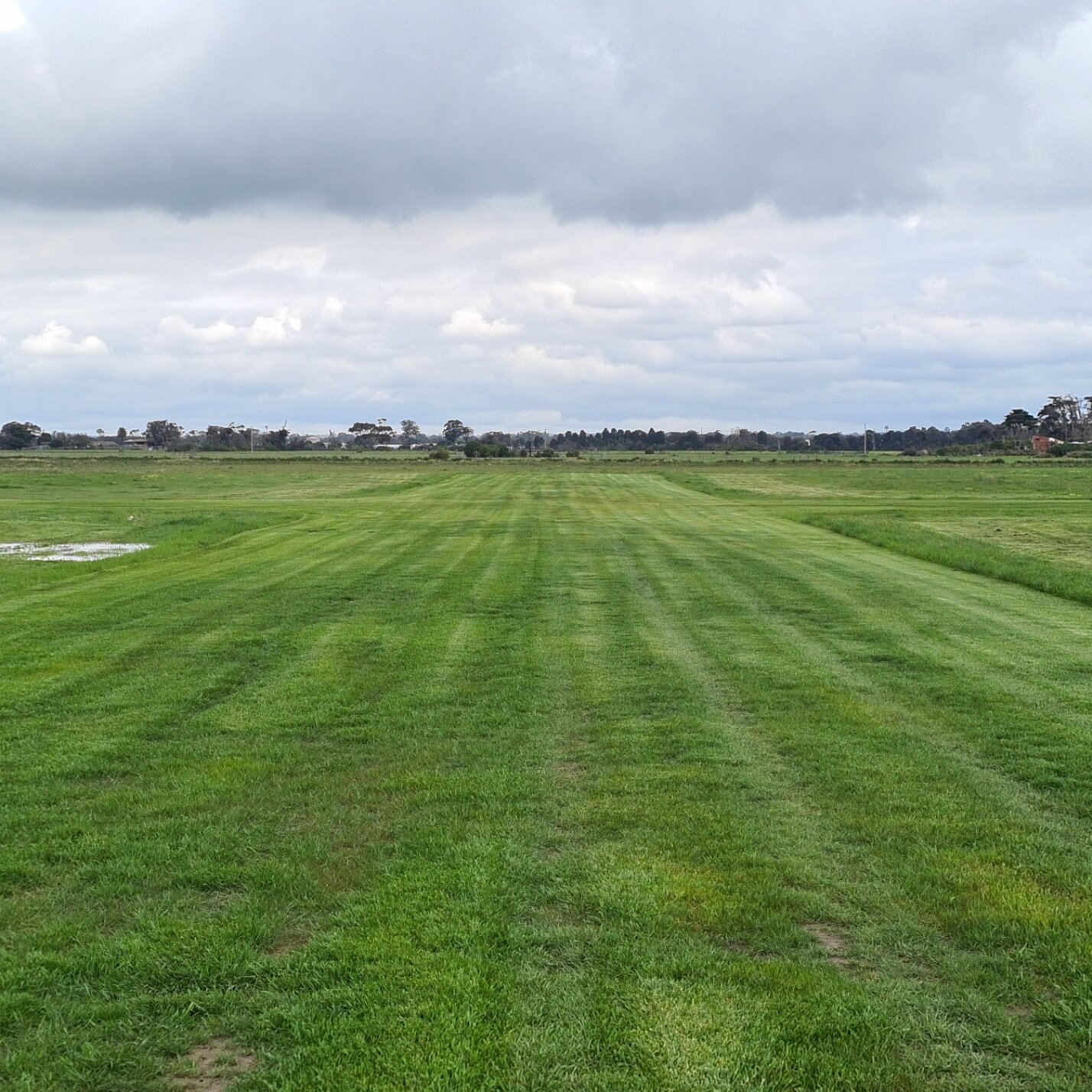  Looking South down the North South runway 