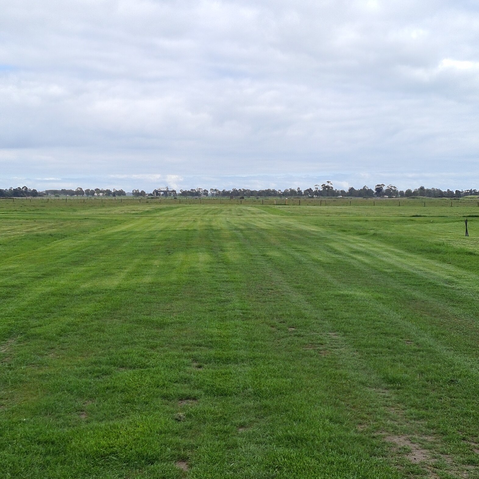  Another view of the runways - which one this time?  East West runway looking West 