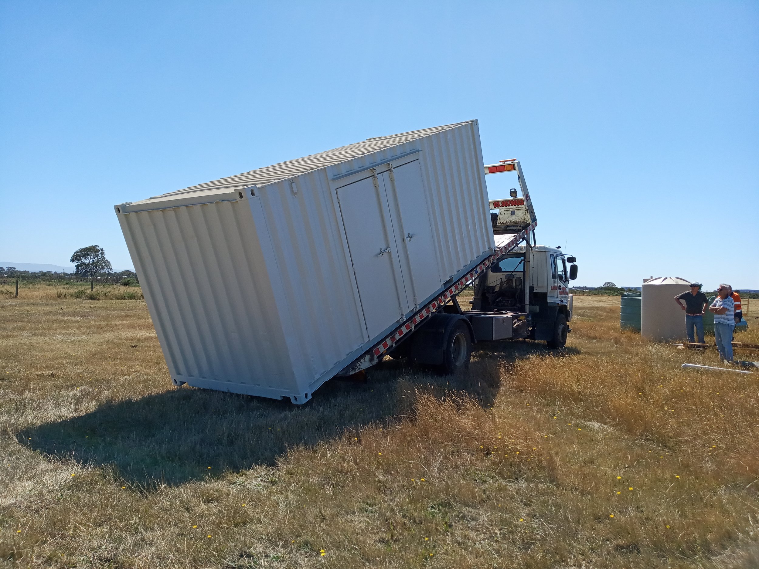 20/10/20 Second container delivered