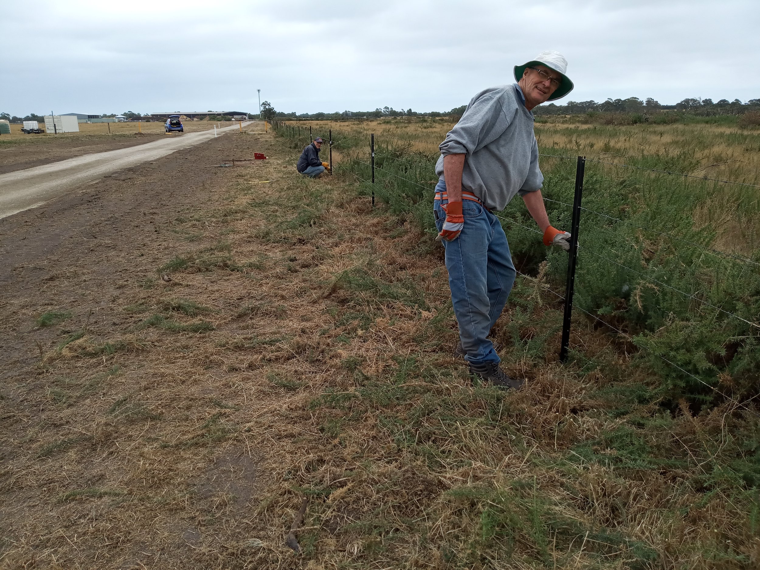 3/4/21 - and install star pickets