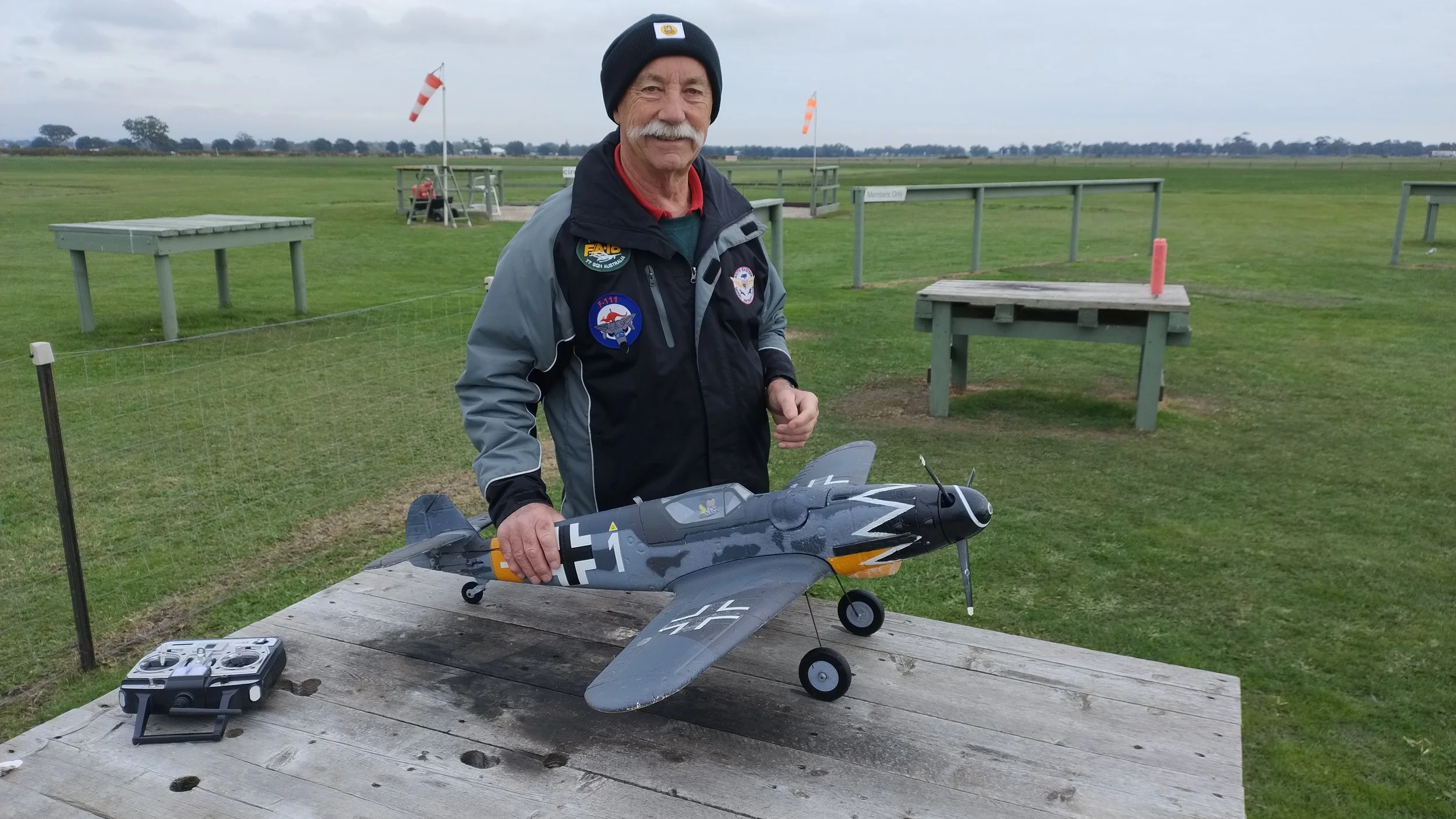  22/06/2026 - Rob B back from the sunny north with his ME-109. 