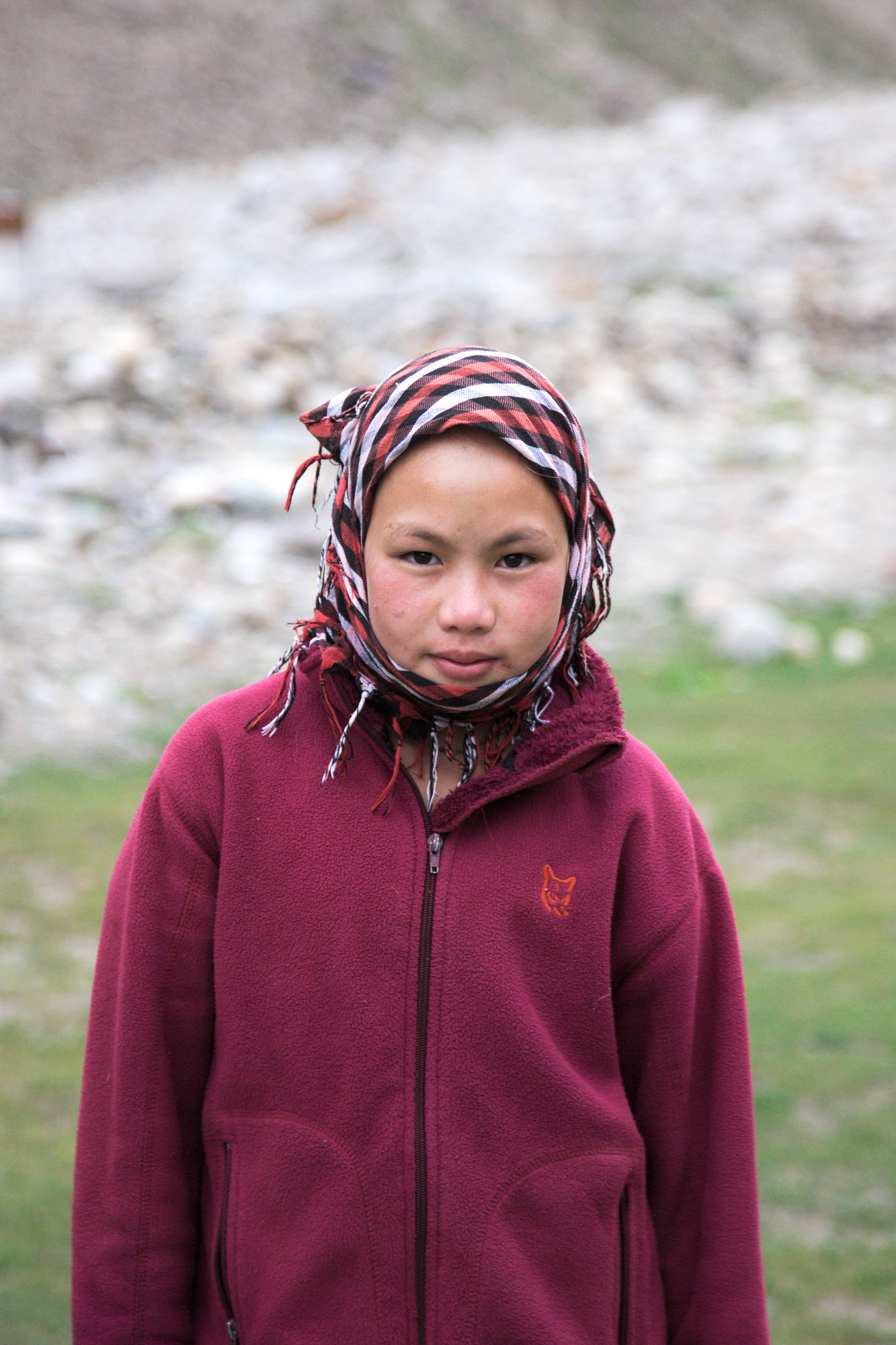  Nepali girl working in Lahaul. 