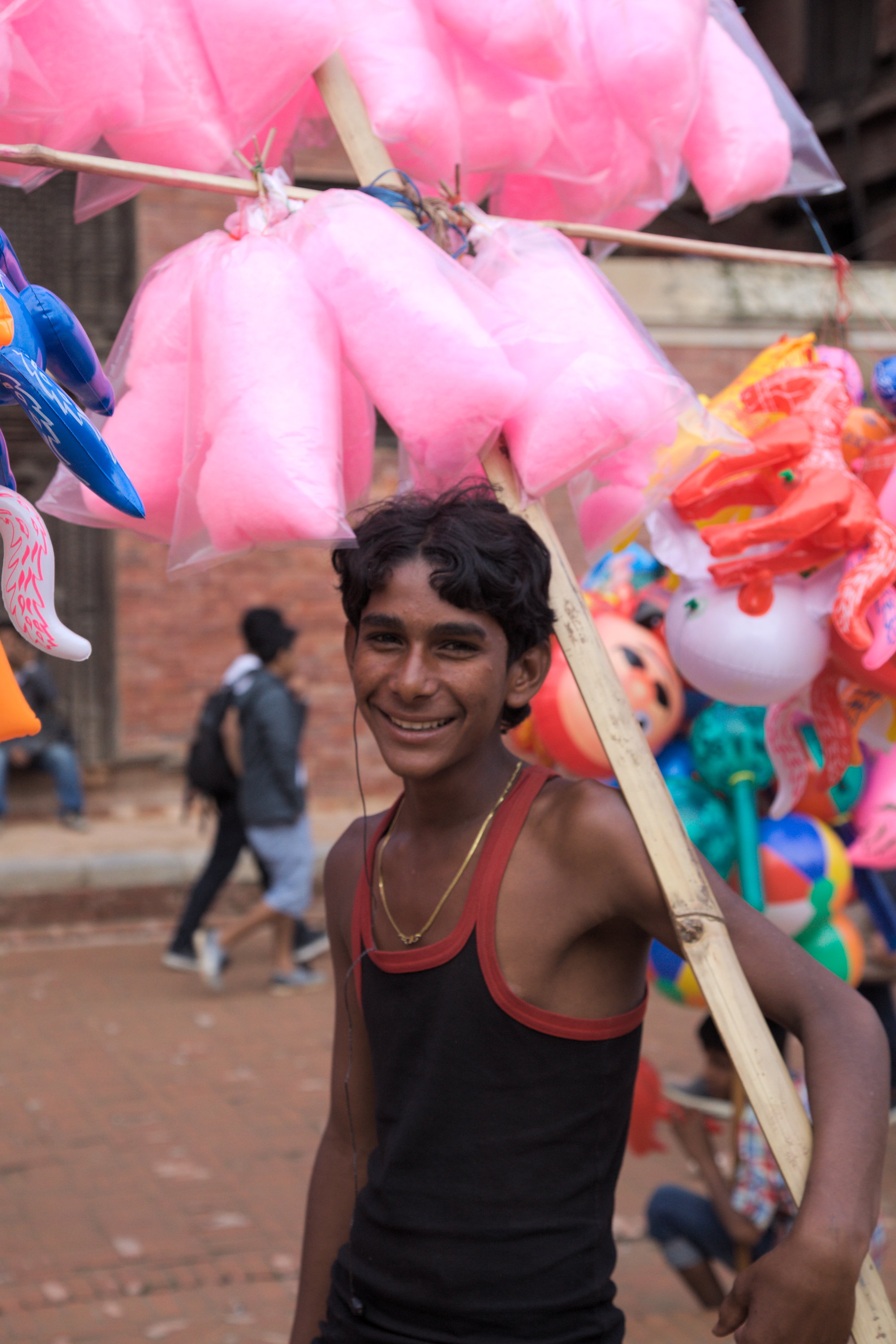  Candyfloss seller, Patan Durbar Square 