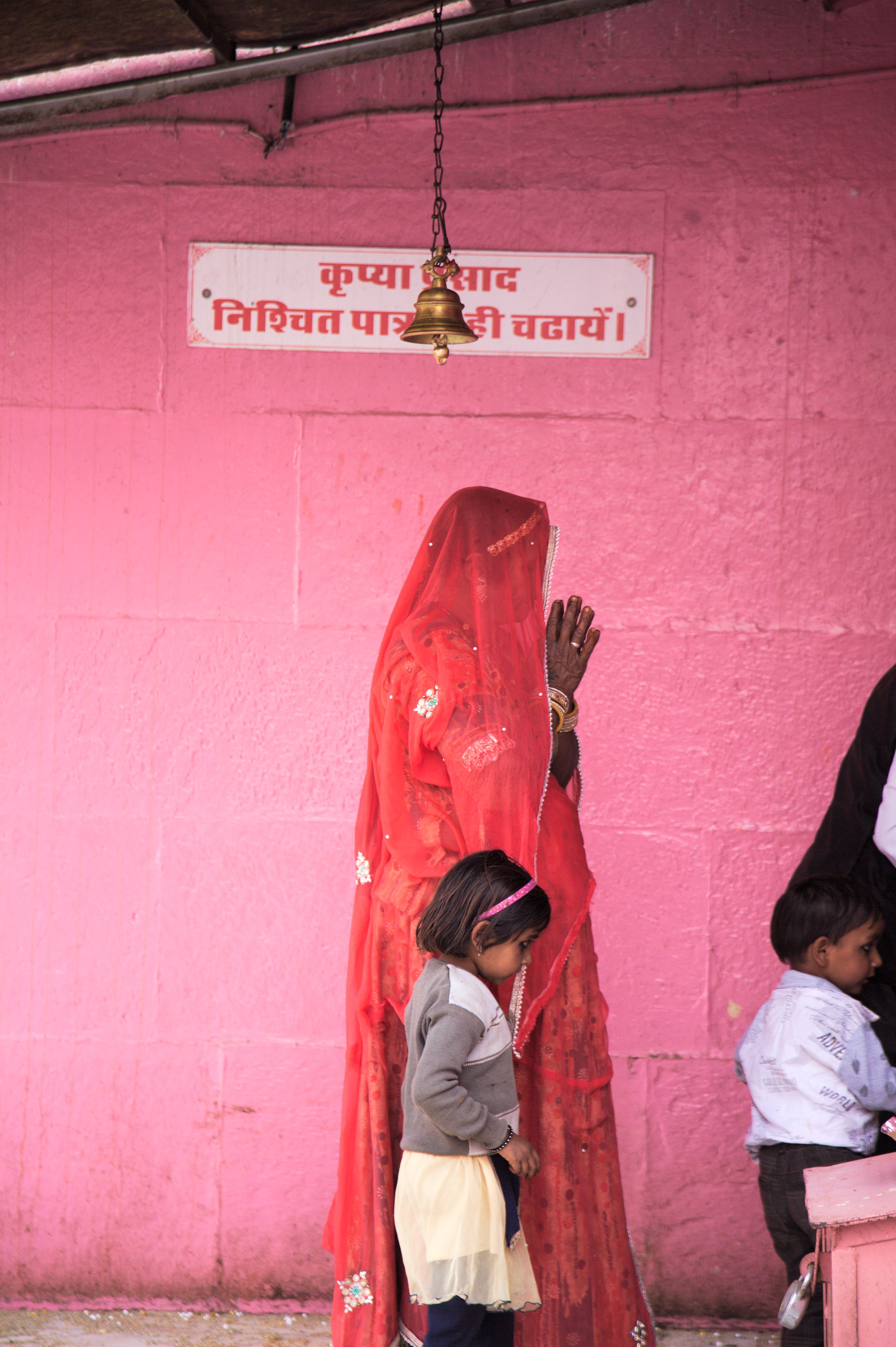  Worshipper at Karni Mata, Rajasthan 