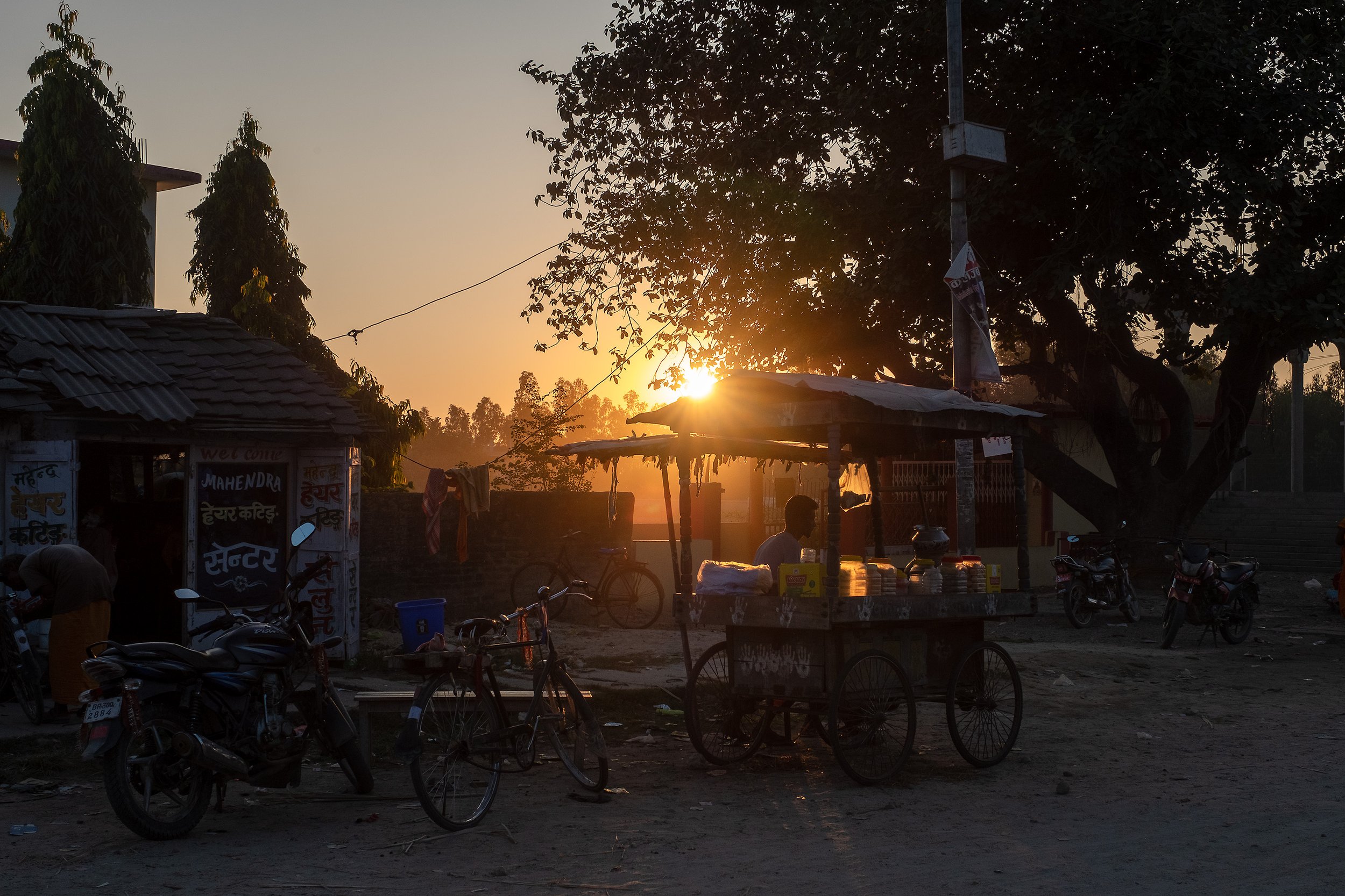  Evening light in Bhangaha, Terai 