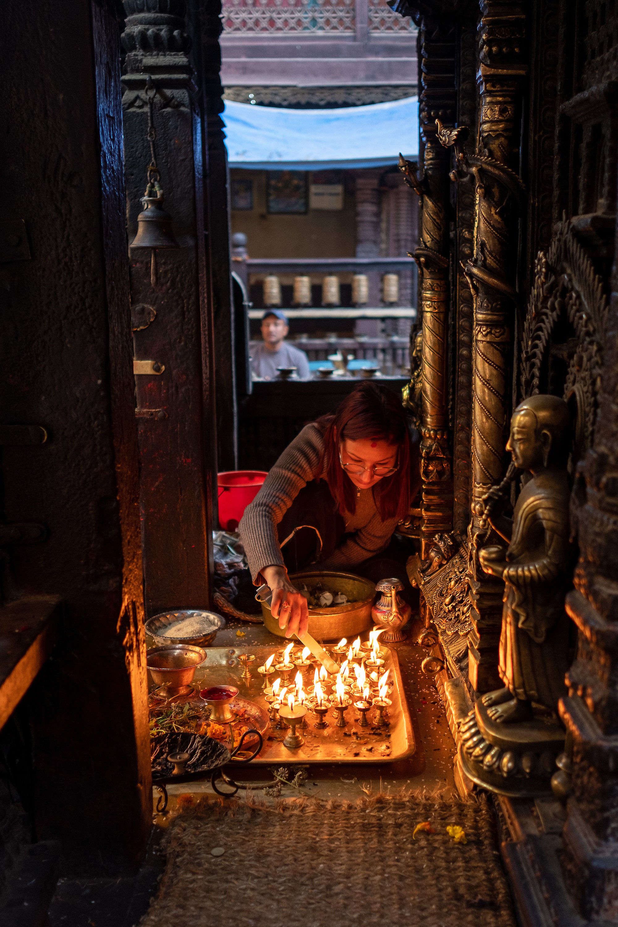 Golden Temple worshippers, Patan 